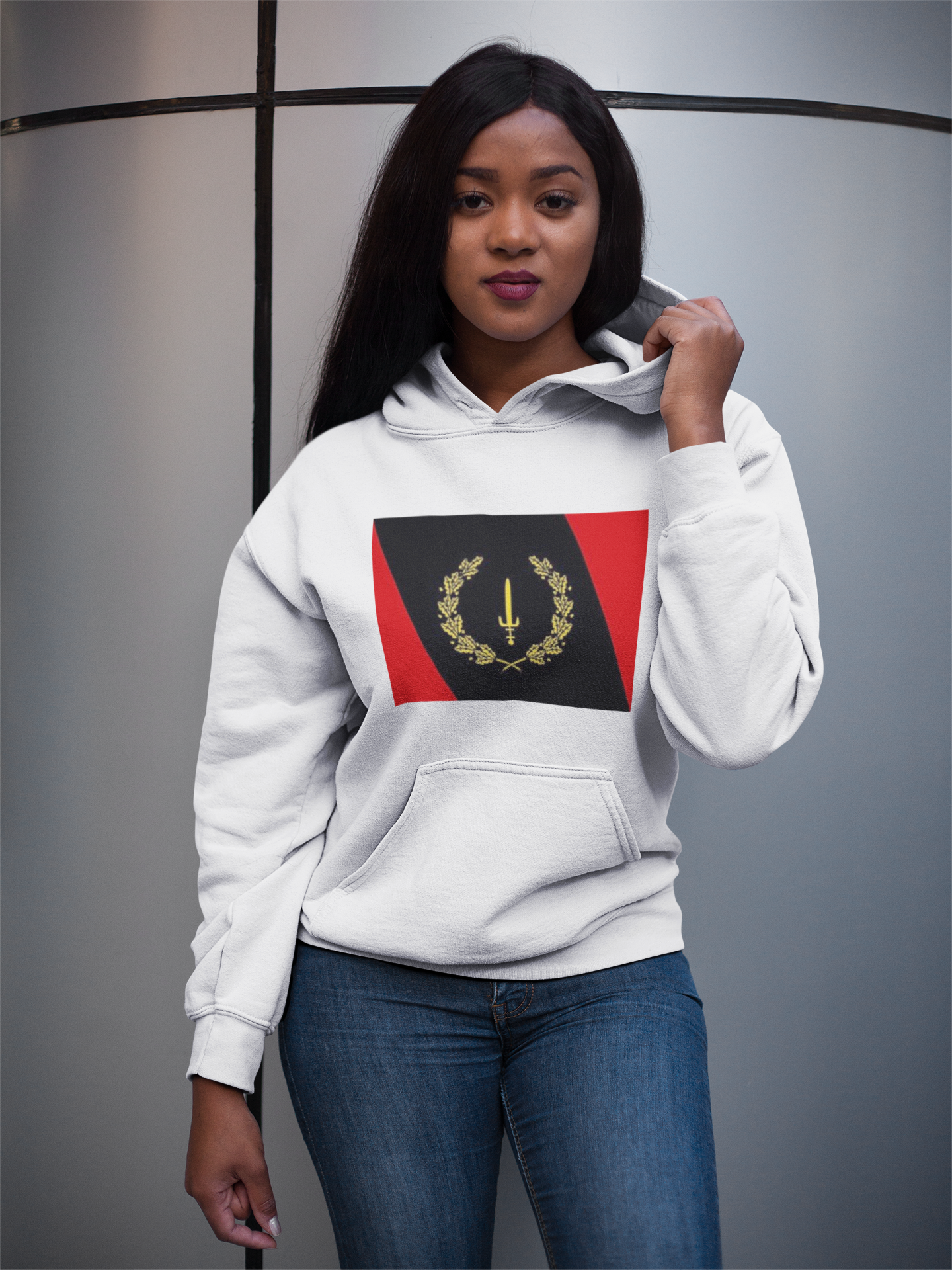 Soulaani Flag Unisex Heavy Blend Hooded Sweatshirt - Empowering Comfort for All product thumbnail image
