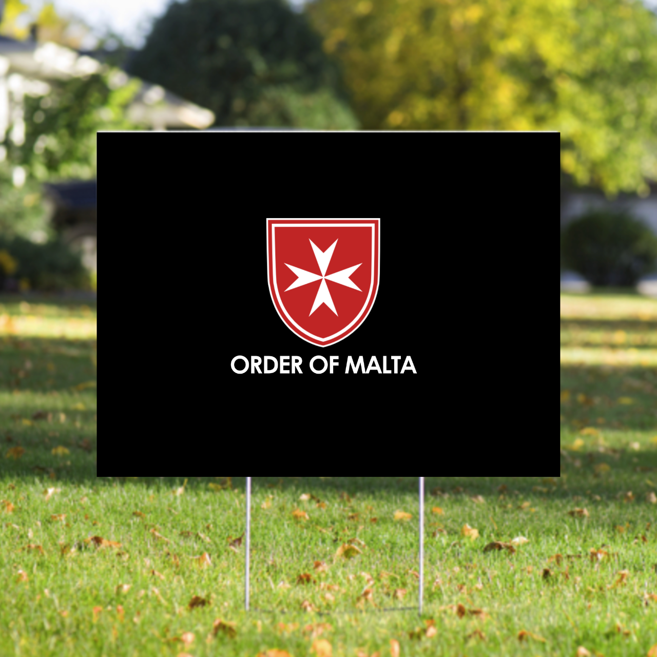 Order of Malta Yard Signs - Durable &amp; Eye-Catching Outdoor Décor