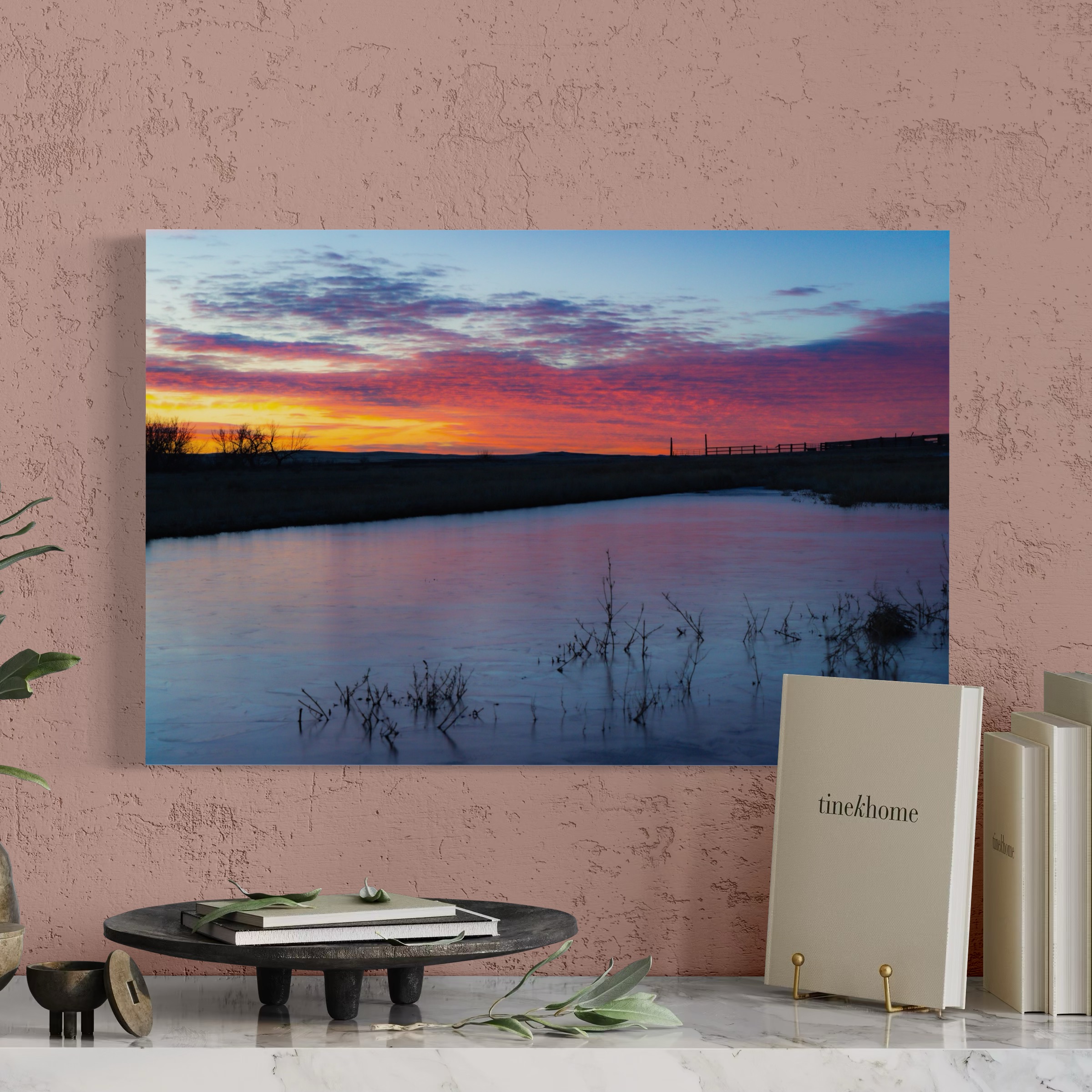 Silk Poster - Ephemeral Elegance Twilight Sky Nature Art Print Silk Poster - Ephemeral Elegance Twilight Sky Nature Art Print