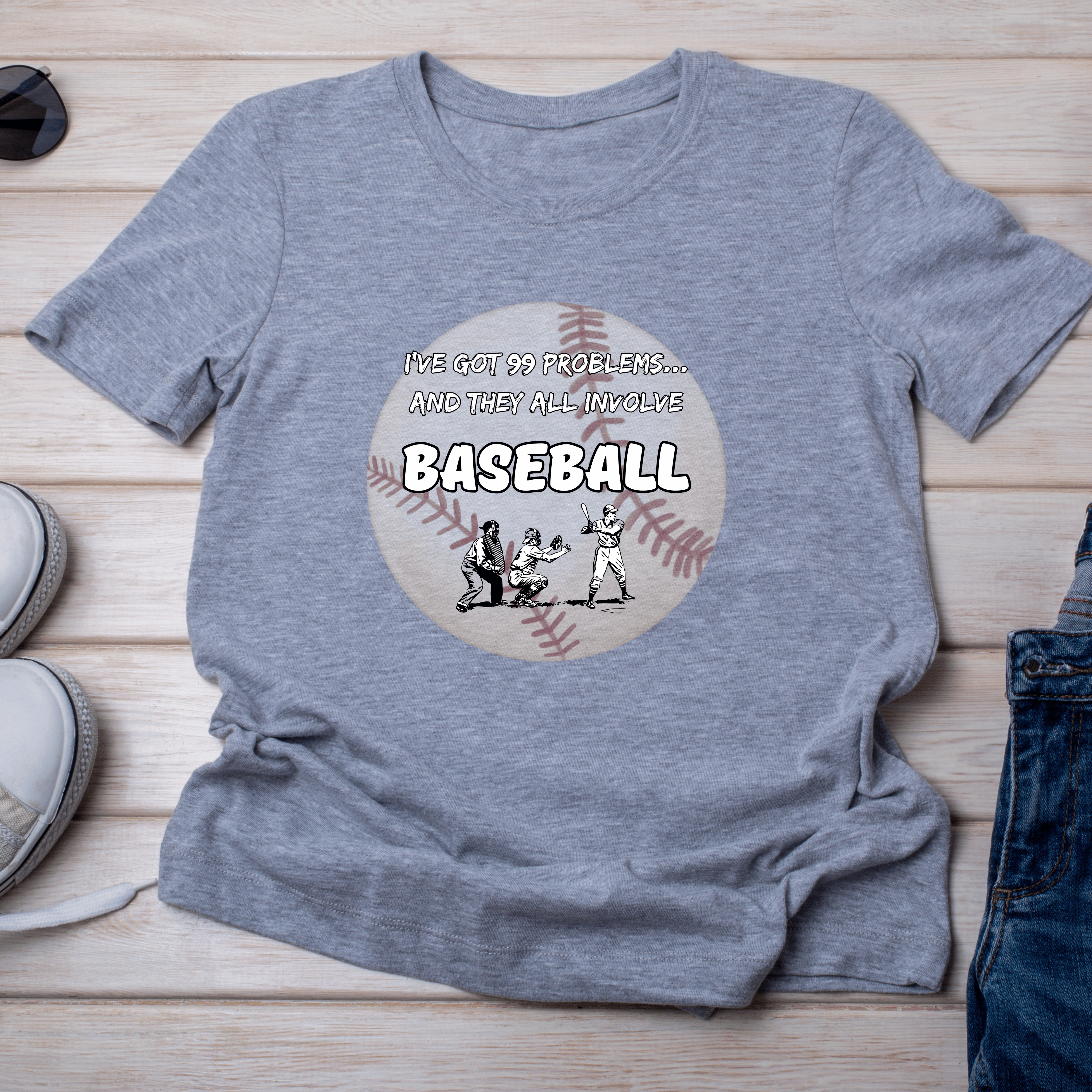 I've Got 99 Problems Baseball Tee product thumbnail image I've Got 99 Problems Baseball Tee product thumbnail image