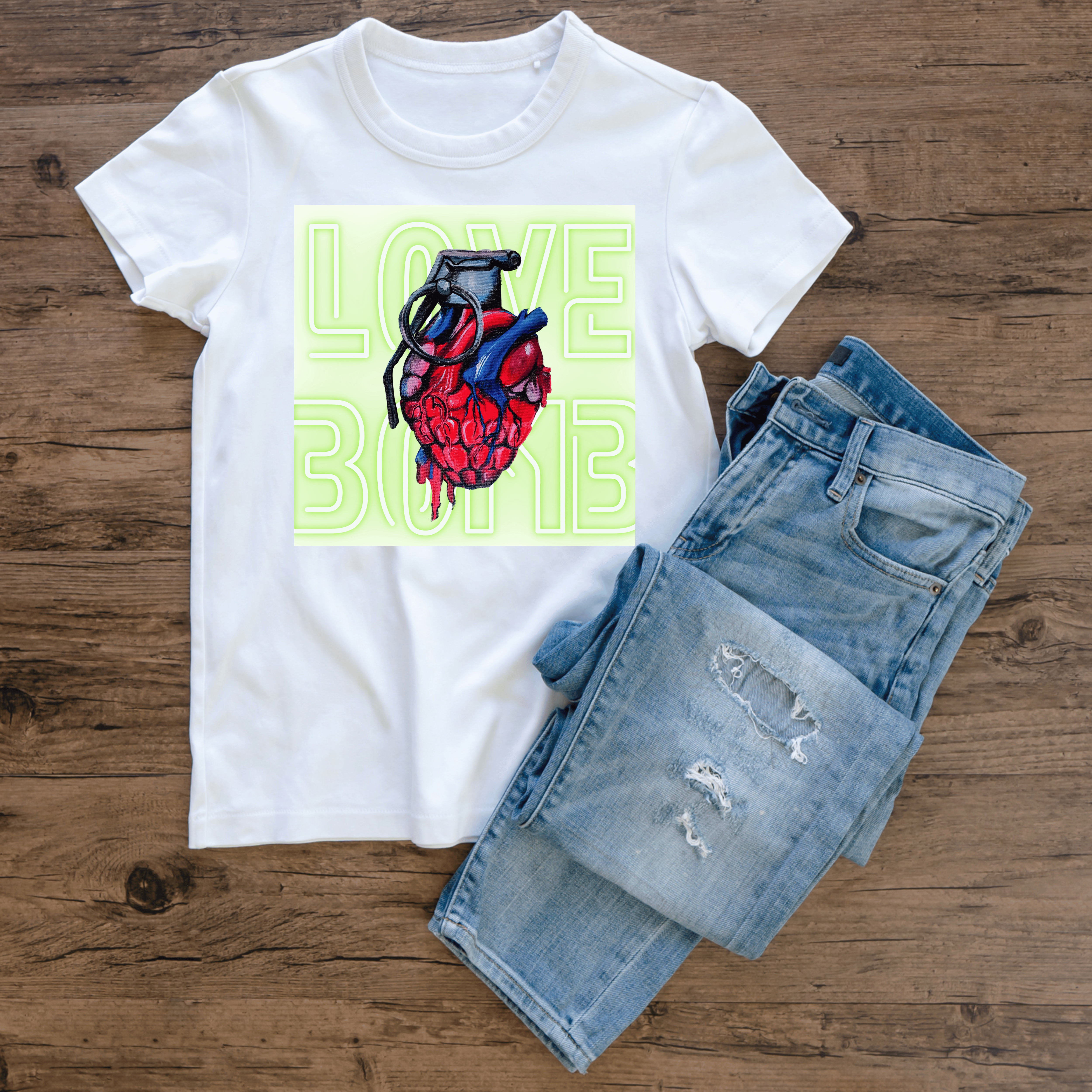 Grenade Heart Unisex T-Shirt, Explosive Love Shirt, Military Style Tee, Casual Tee, Graphic Tee product thumbnail image Grenade Heart Unisex T-Shirt, Explosive Love Shirt, Military Style Tee, Casual Tee, Graphic Tee product thumbnail image