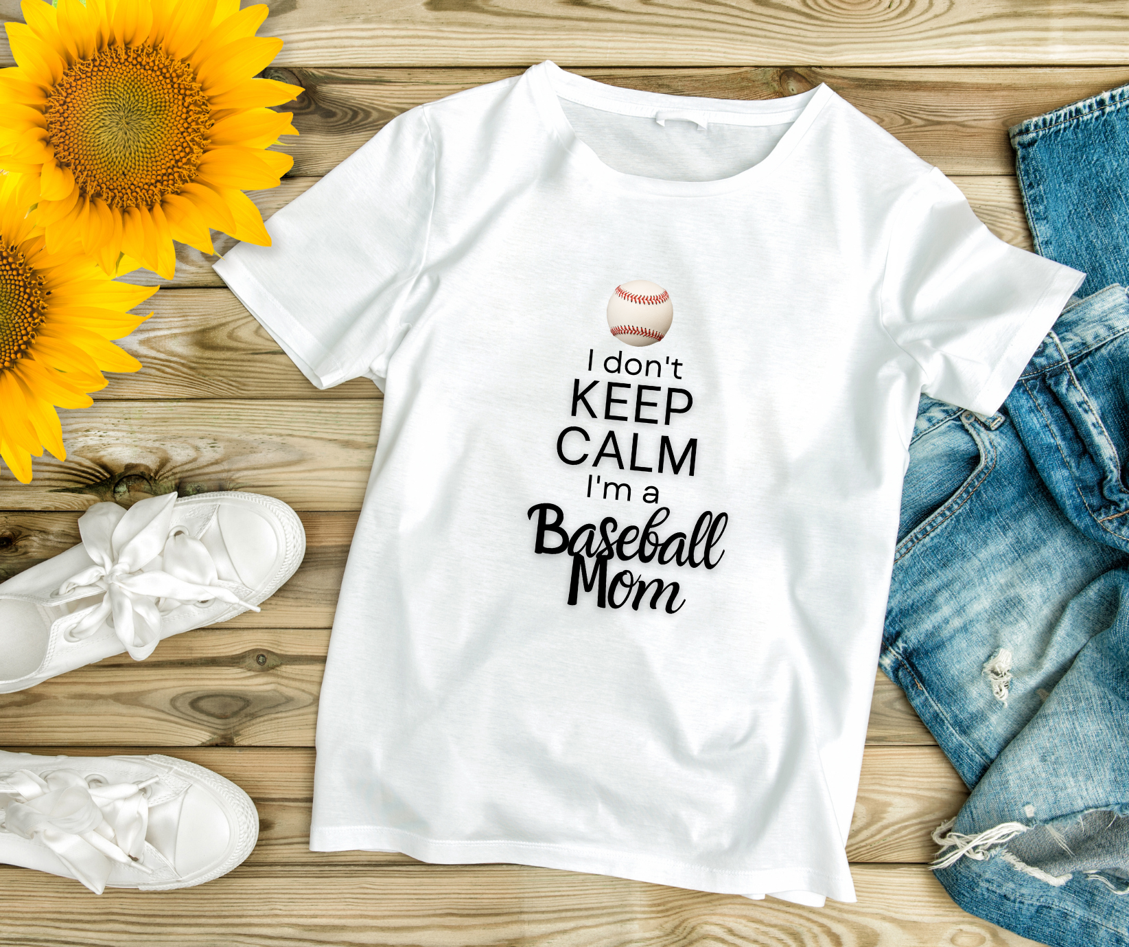 I Don't Keep Calm Baseball Tee product thumbnail image I Don't Keep Calm Baseball Tee product thumbnail image