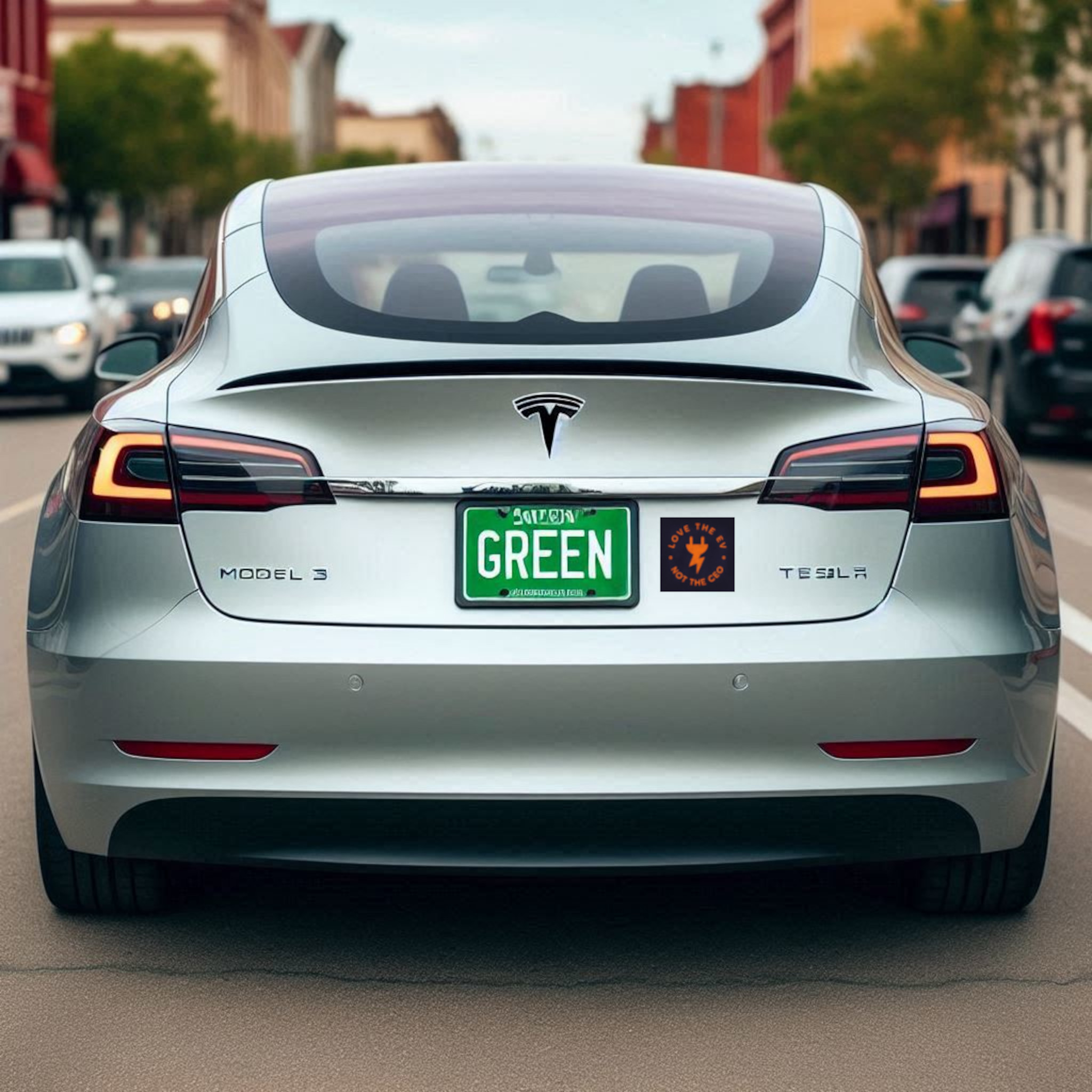 Car Magnet - Love the EV, Not the CEO - Elon Disapproval product thumbnail image Car Magnet - Love the EV, Not the CEO - Elon Disapproval product thumbnail image