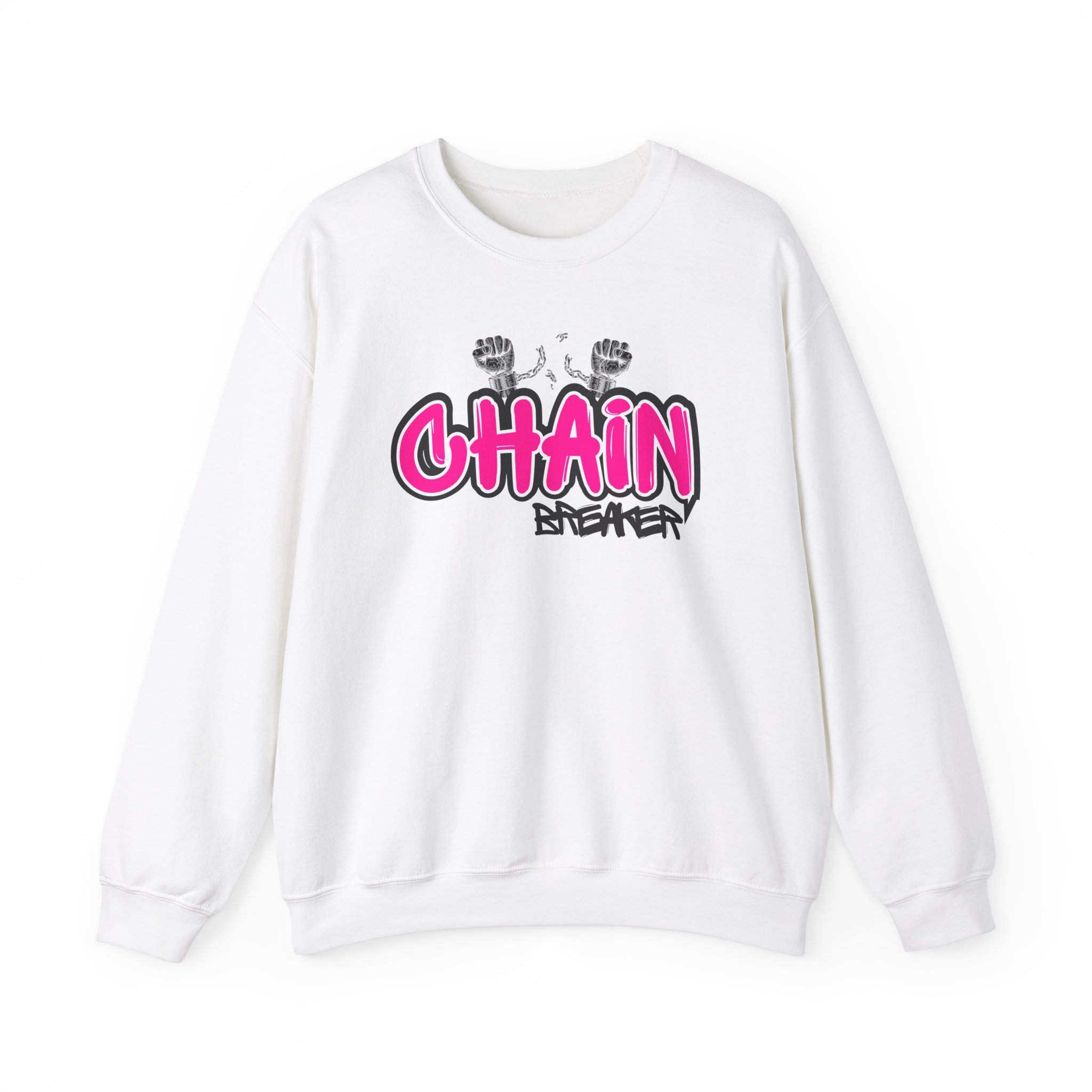 Chain Breaker Unisex Heavy Blend™ Crewneck Sweatshirt product thumbnail image Chain Breaker Unisex Heavy Blend™ Crewneck Sweatshirt product thumbnail image