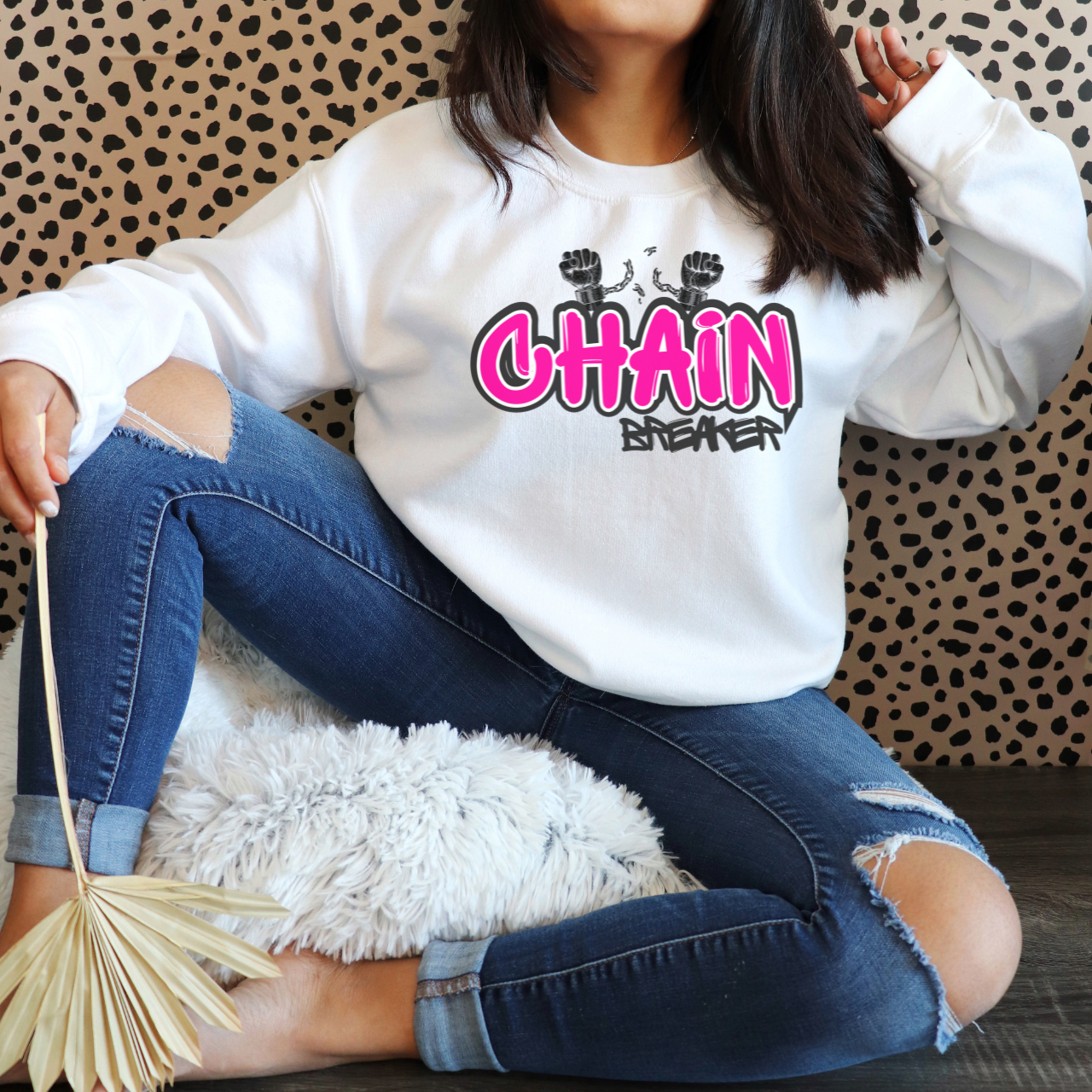 Chain Breaker Unisex Heavy Blend™ Crewneck Sweatshirt product thumbnail image Chain Breaker Unisex Heavy Blend™ Crewneck Sweatshirt product thumbnail image