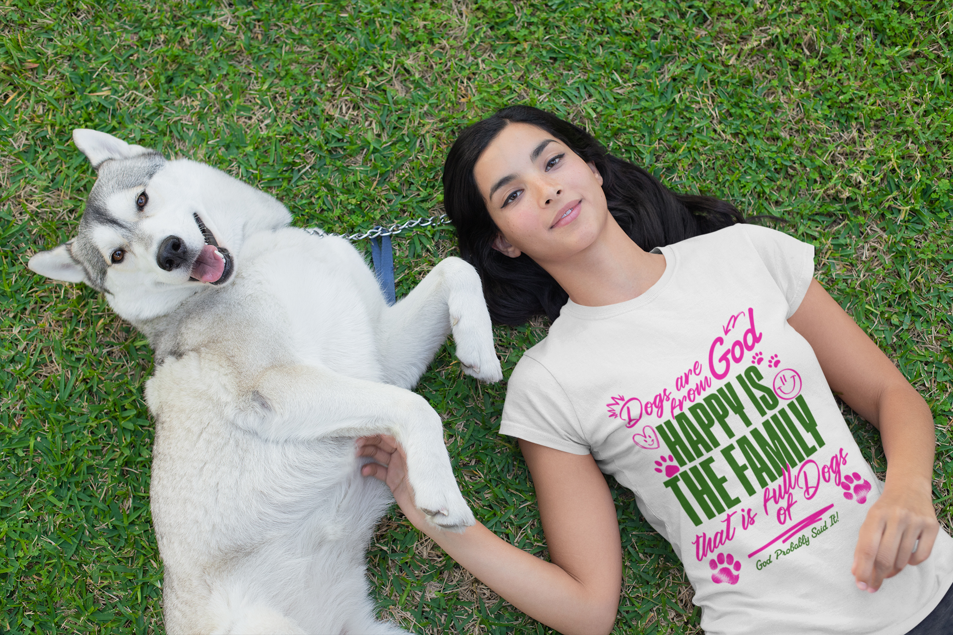 #GPSI-DAFG - Dogs Are From God - God Probably Said It - Light Shirt - Christian TShirt - Unisex Short Sleeve Jersey Shirt #GPSI-DAFG - Dogs Are From God - God Probably Said It - Light Shirt - Christian TShirt - Unisex Short Sleeve Jersey Shirt