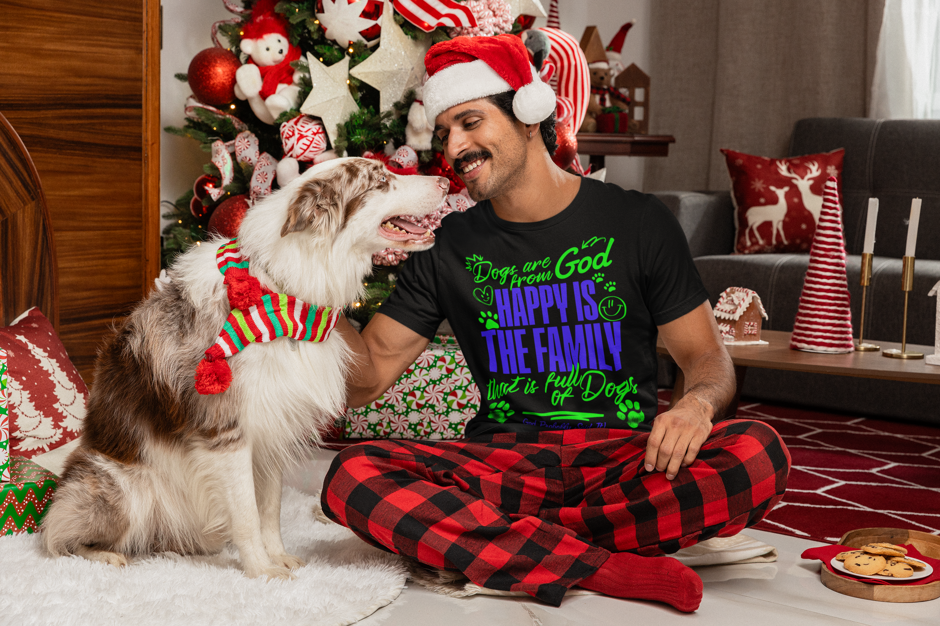 #GPSI-DAFG - Dogs Are From God - God Probably Said It - Dark Shirt - Christian TShirt - Unisex Short Sleeve Jersey Shirt #GPSI-DAFG - Dogs Are From God - God Probably Said It - Dark Shirt - Christian TShirt - Unisex Short Sleeve Jersey Shirt