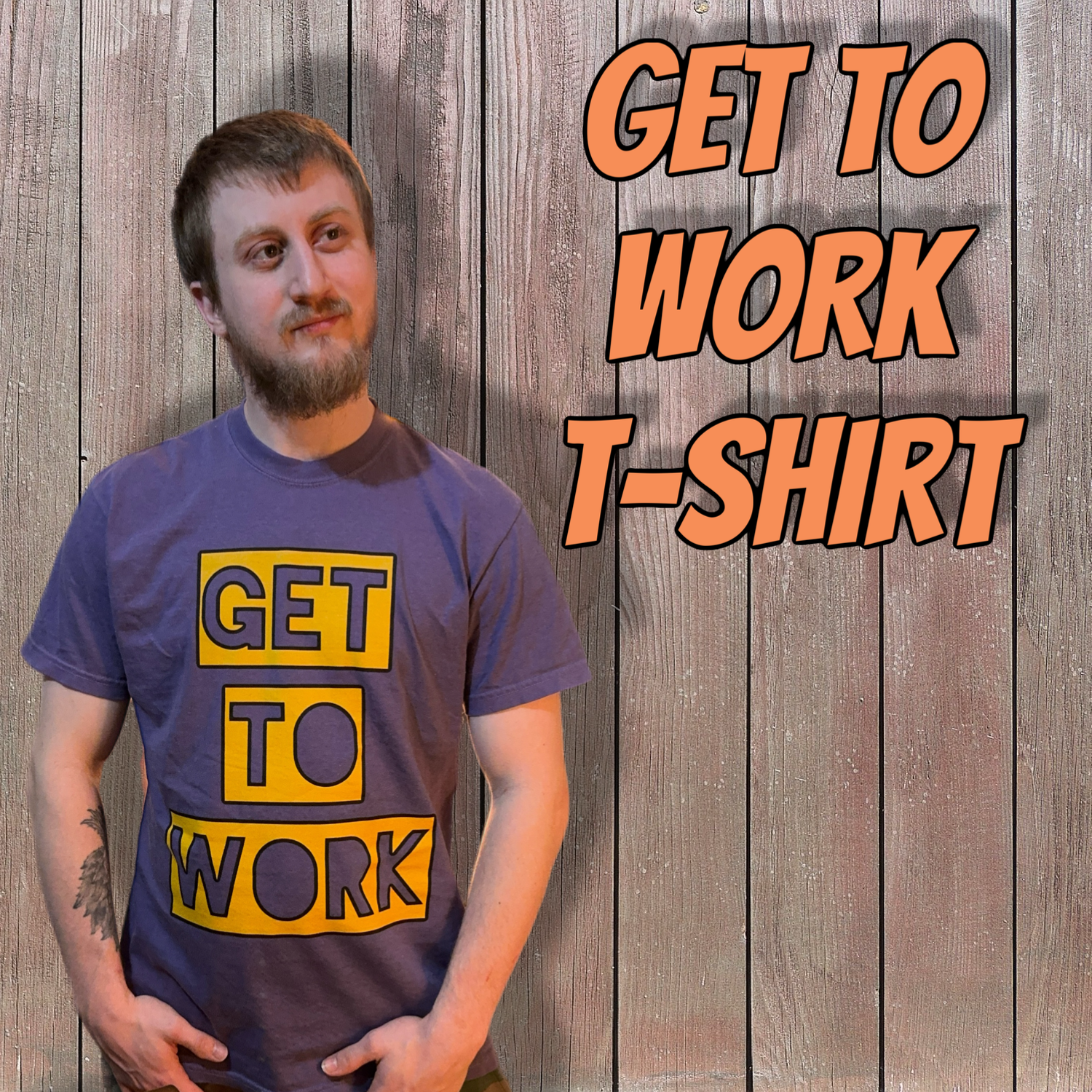 Get To Work Unisex Garment-Dyed T-shirt product thumbnail image
