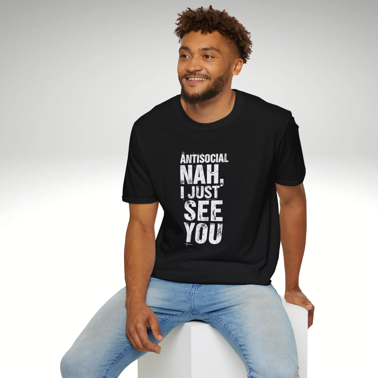 AntiSocial Unisex Softstyle T-Shirt product thumbnail image AntiSocial Unisex Softstyle T-Shirt product thumbnail image