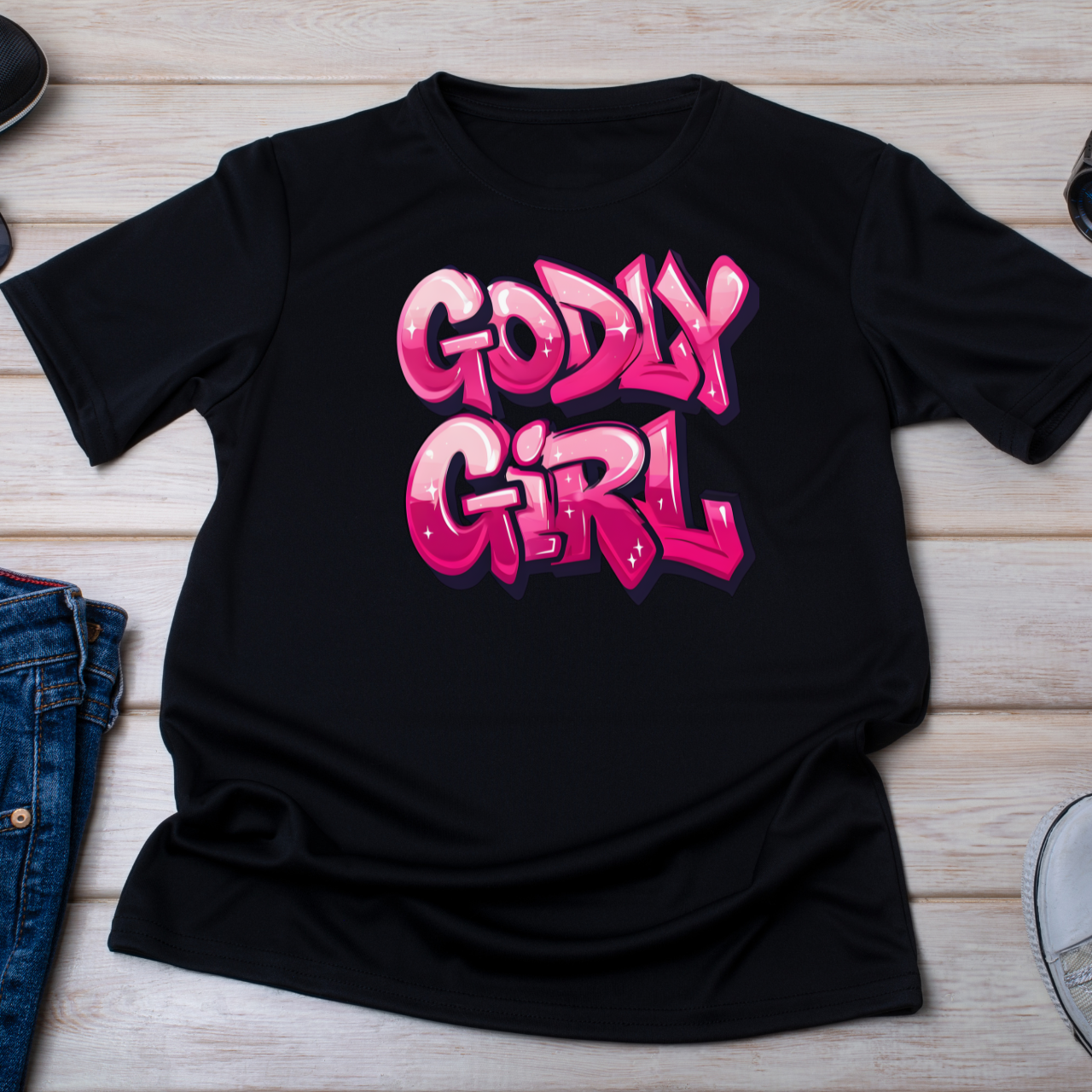 Godly Girl Unisex Softstyle T-Shirt product thumbnail image Godly Girl Unisex Softstyle T-Shirt product thumbnail image