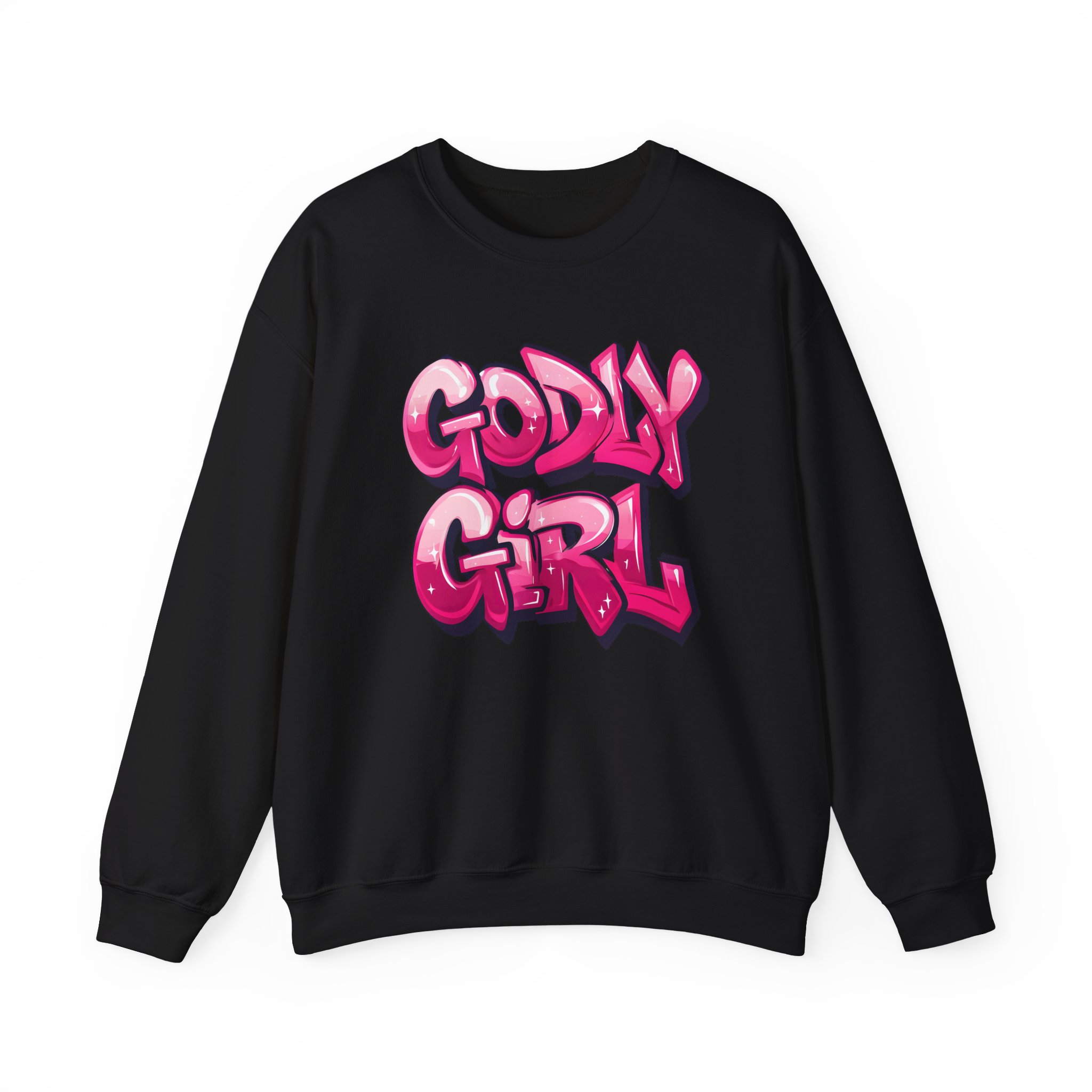 Godly Girl Unisex Heavy Blend™ Crewneck Sweatshirt product thumbnail image Godly Girl Unisex Heavy Blend™ Crewneck Sweatshirt product thumbnail image