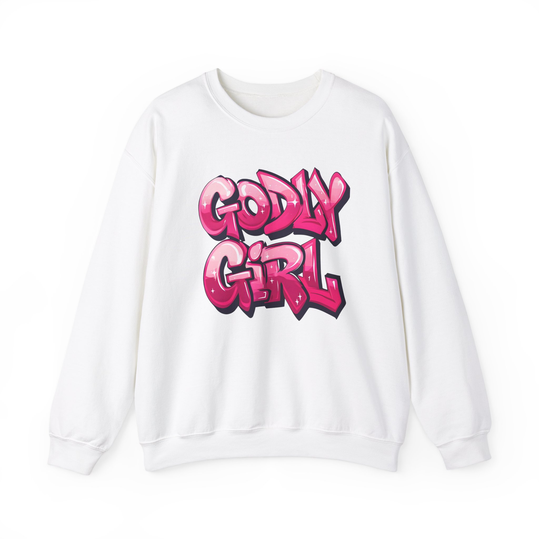Godly Girl Unisex Heavy Blend™ Crewneck Sweatshirt product thumbnail image Godly Girl Unisex Heavy Blend™ Crewneck Sweatshirt product thumbnail image