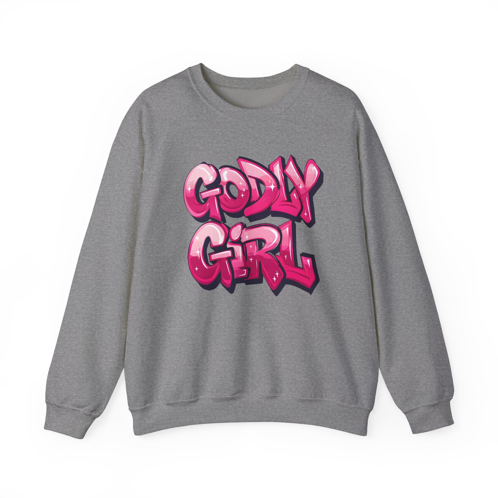Godly Girl Unisex Heavy Blend™ Crewneck Sweatshirt product thumbnail image Godly Girl Unisex Heavy Blend™ Crewneck Sweatshirt product thumbnail image