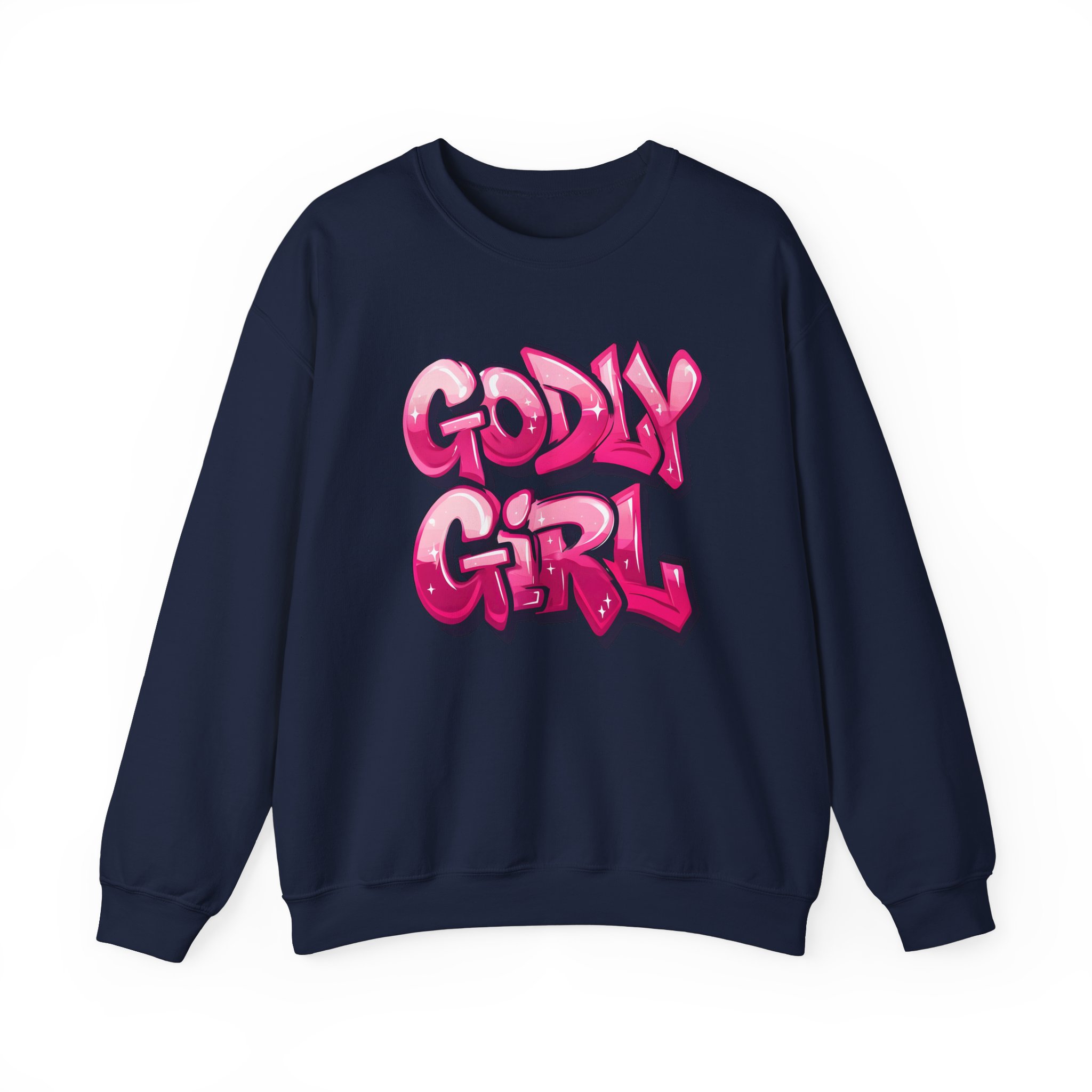 Godly Girl Unisex Heavy Blend™ Crewneck Sweatshirt product thumbnail image Godly Girl Unisex Heavy Blend™ Crewneck Sweatshirt product thumbnail image