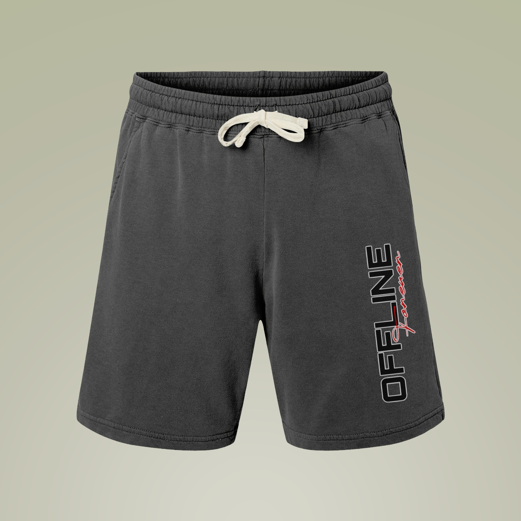 Offline Forever Unisex Garment-Dyed Lightweight Fleece Sweat Shorts product thumbnail image Offline Forever Unisex Garment-Dyed Lightweight Fleece Sweat Shorts product thumbnail image