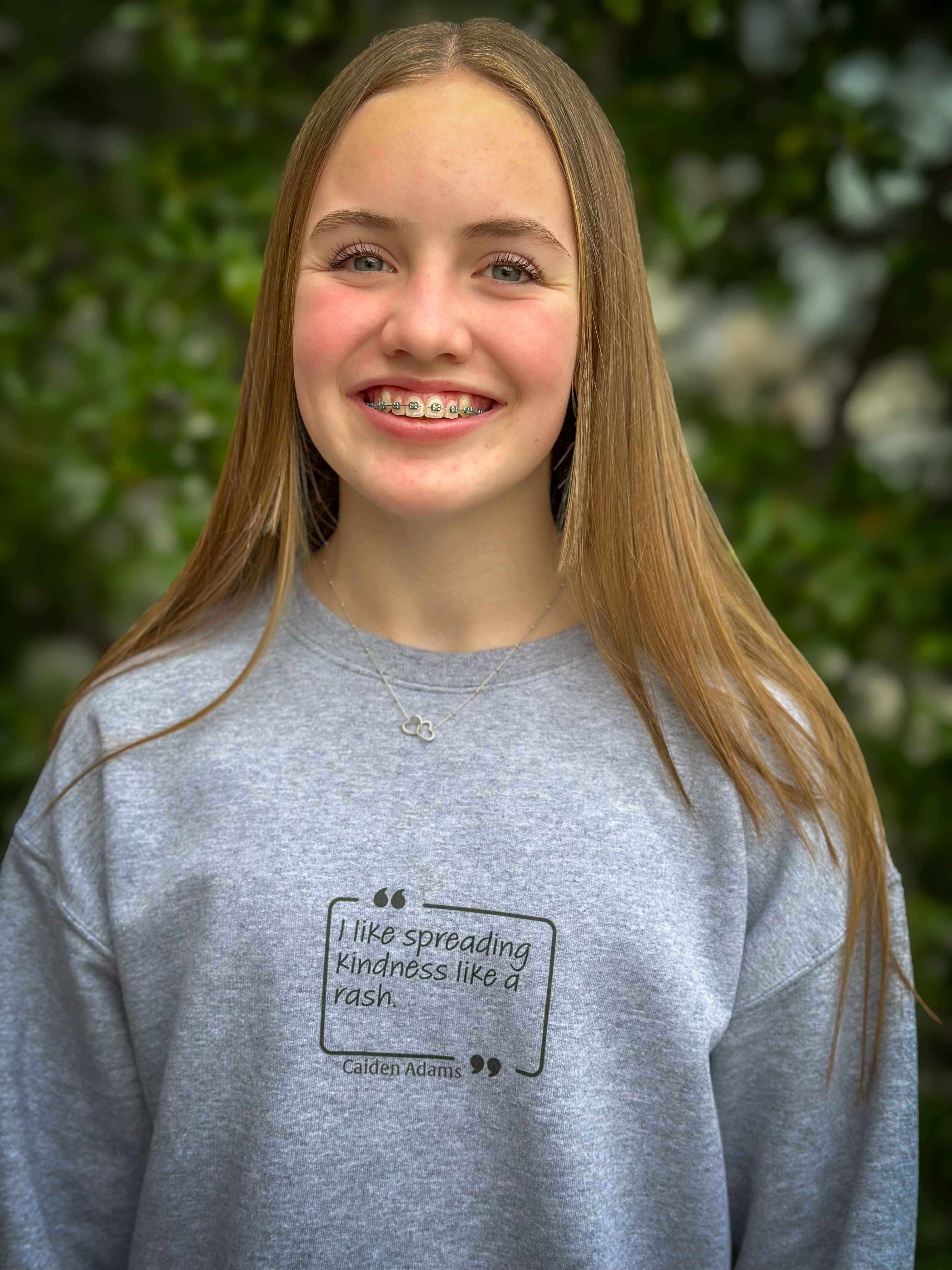 Spreading Kindness Unisex NuBlend® Crewneck Sweatshirt product thumbnail image Spreading Kindness Unisex NuBlend® Crewneck Sweatshirt product thumbnail image