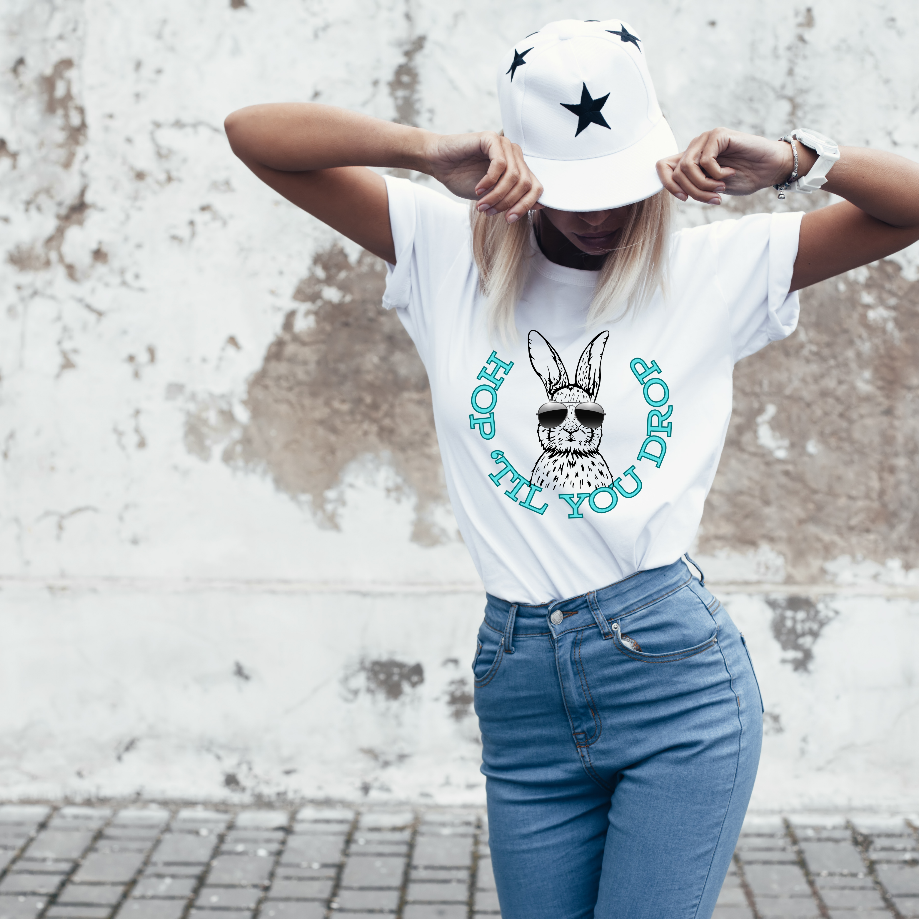 Hop 'Til You Drop T-Shirt, Fun Bunny Tee, Graphic Unisex Shirt, Easter Gift, Casual Summer Wear, Festival Outfit product thumbnail image Hop 'Til You Drop T-Shirt, Fun Bunny Tee, Graphic Unisex Shirt, Easter Gift, Casual Summer Wear, Festival Outfit product thumbnail image