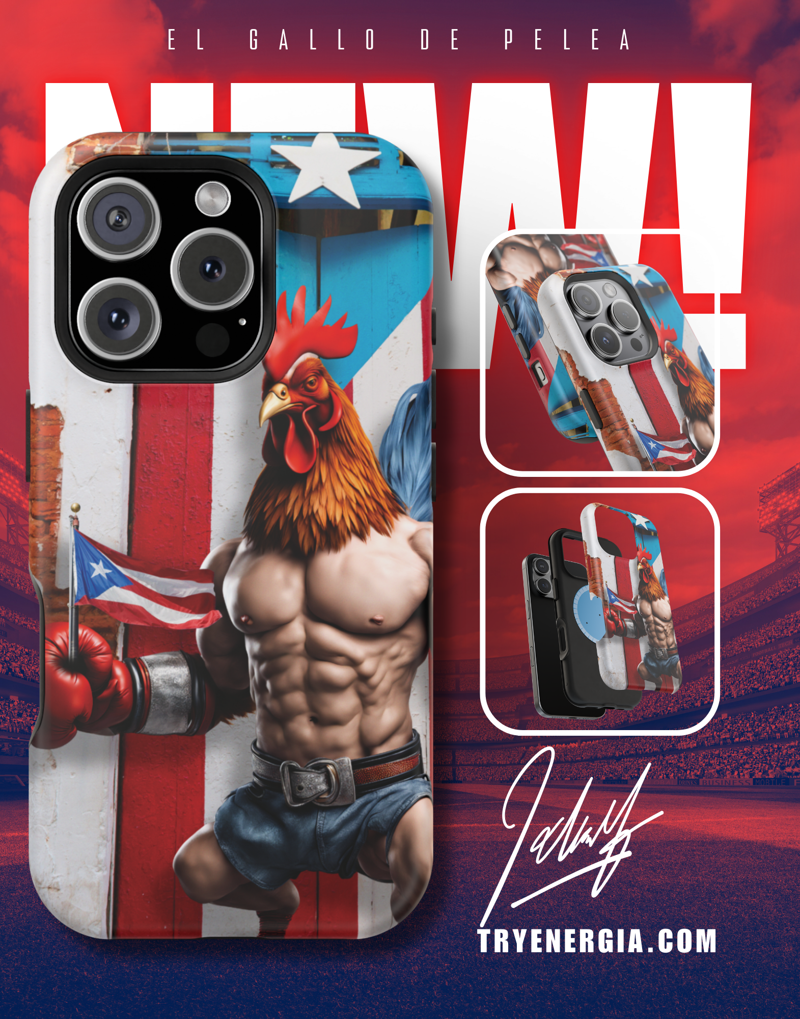 iPhone - PR Boxing Legacy Magnetic Tough Case iPhone - PR Boxing Legacy Magnetic Tough Case