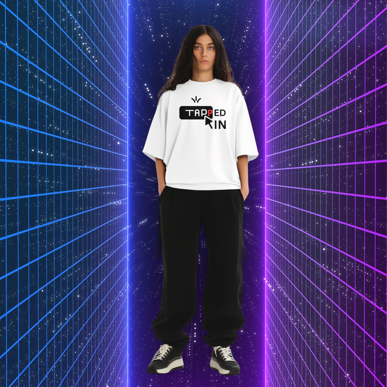 "Tapped in" T-Shirt product thumbnail image "Tapped in" T-Shirt product thumbnail image