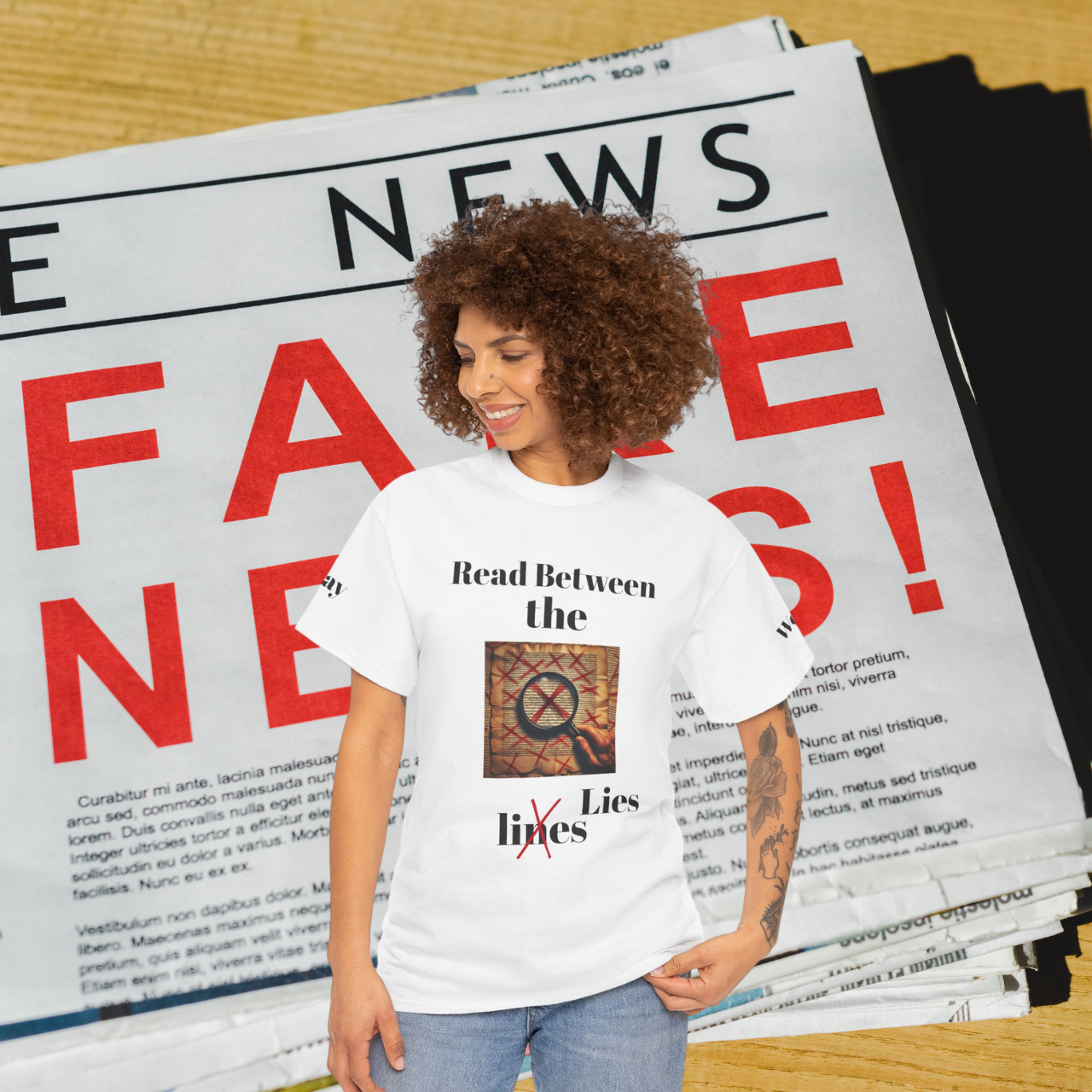 "Read Between the Lies" T-Shirt