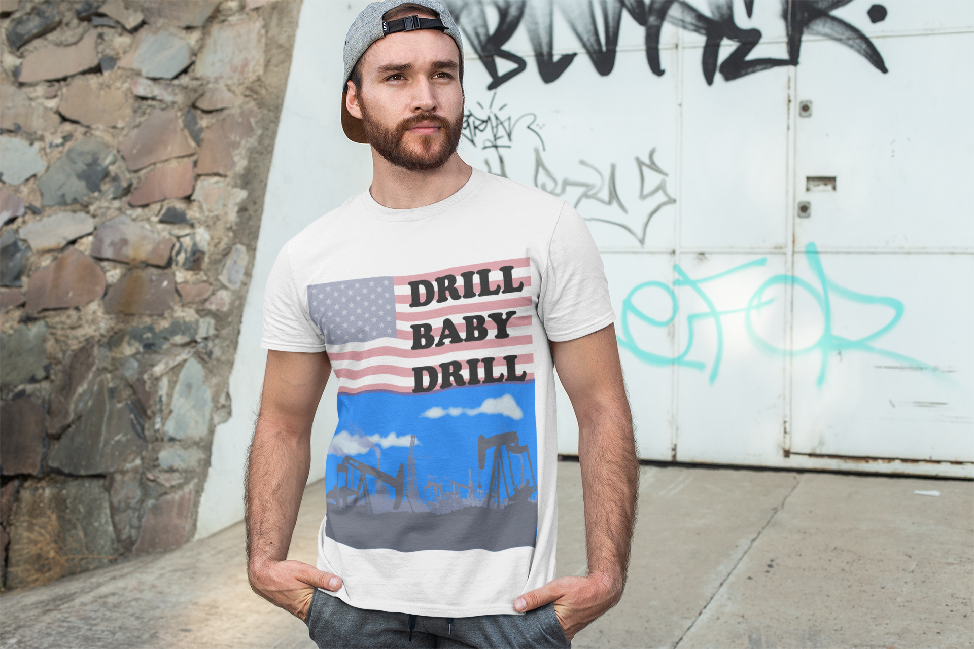 Donald Trump Says Drill Baby Drill T-Shirt - Unisex Heavy Cotton T-Shirt, Making America Great Again, Join the movement Donald Trump Says Drill Baby Drill T-Shirt - Unisex Heavy Cotton T-Shirt, Making America Great Again, Join the movement