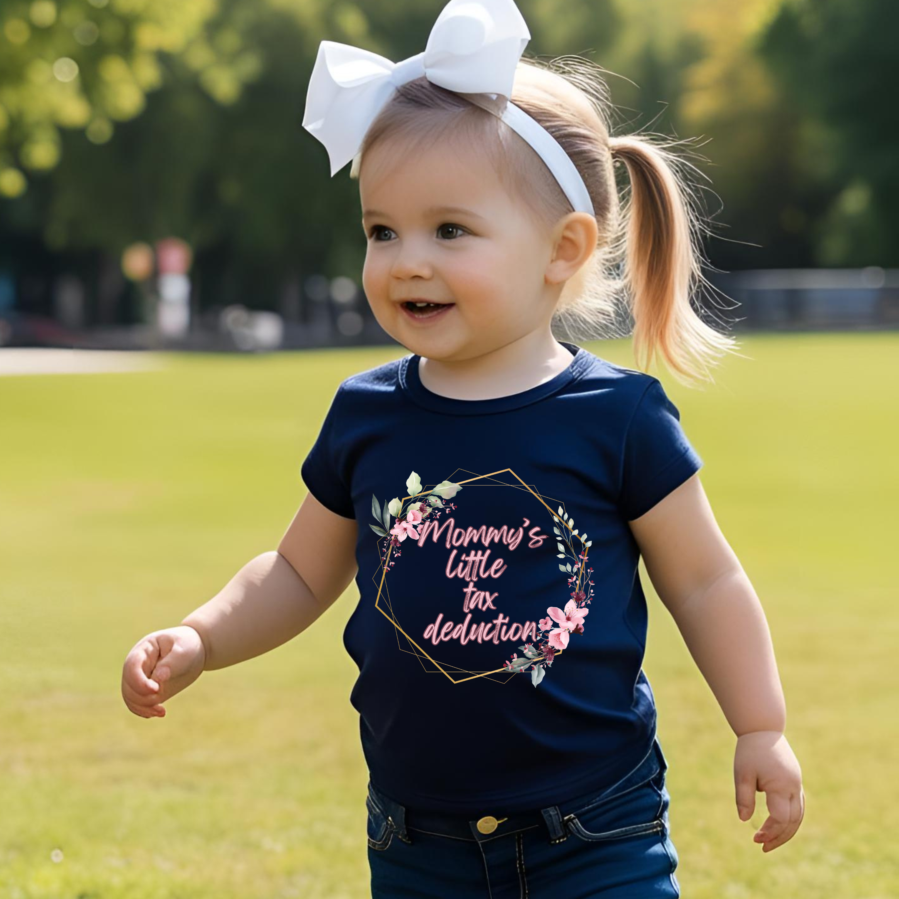 Mommy's Little Tax Deduction Toddler Short Sleeve Tee product thumbnail image Mommy's Little Tax Deduction Toddler Short Sleeve Tee product thumbnail image