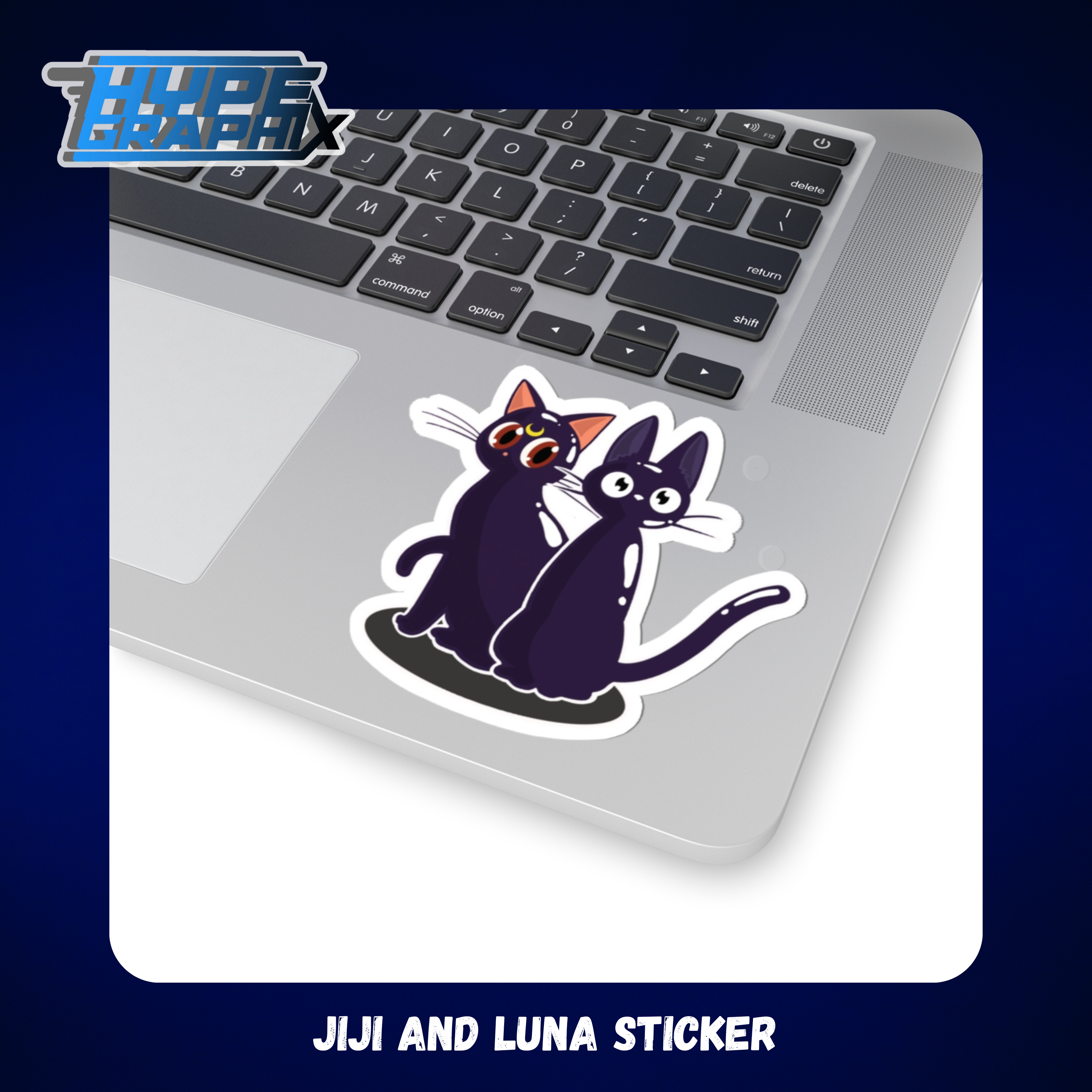 Jiji and Luna Kiss-Cut Stickers product thumbnail image