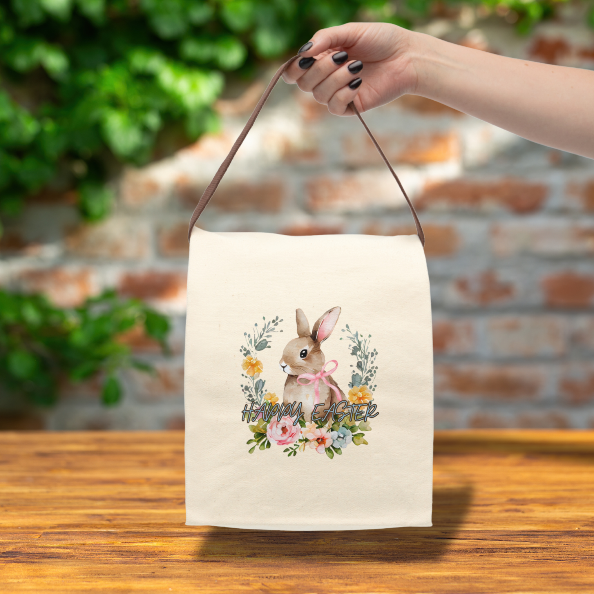 Happy Easter Vintage Canvas Lunch Bag With Strap – Durable, Stylish & Eco-Friendly | Perfect for Work, School & Picnics | Stylish & Functional product thumbnail image Happy Easter Vintage Canvas Lunch Bag With Strap – Durable, Stylish & Eco-Friendly | Perfect for Work, School & Picnics | Stylish & Functional product thumbnail image