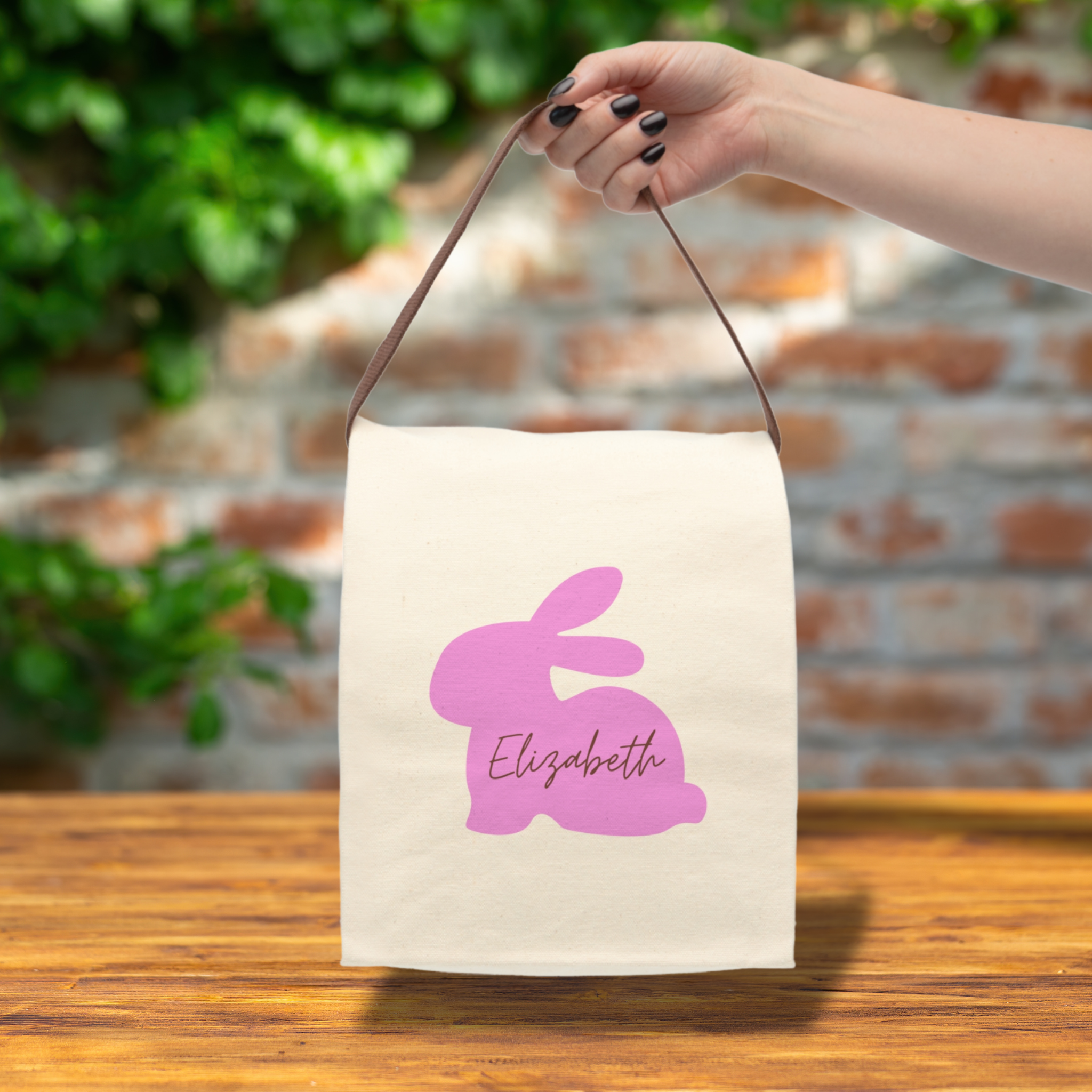 Personalized Vintage Canvas Lunch Bag With Strap – Durable, Stylish &amp; Eco-Friendly | Perfect for Work, School &amp; Picnics | Stylish &amp; Functional product thumbnail image