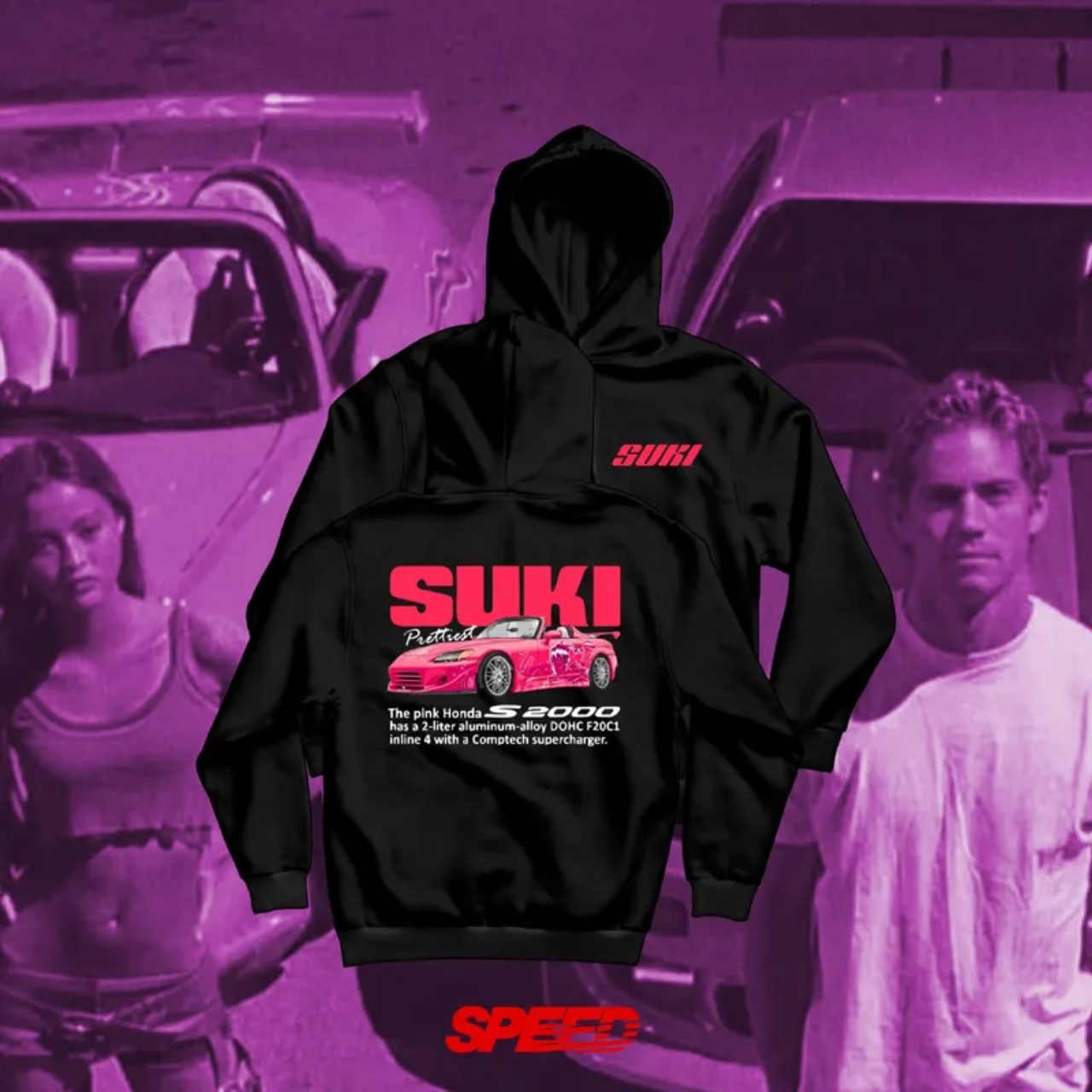 Suki Honda S2000 Hoodie - Unisex Heavy Blend Sweatshirt