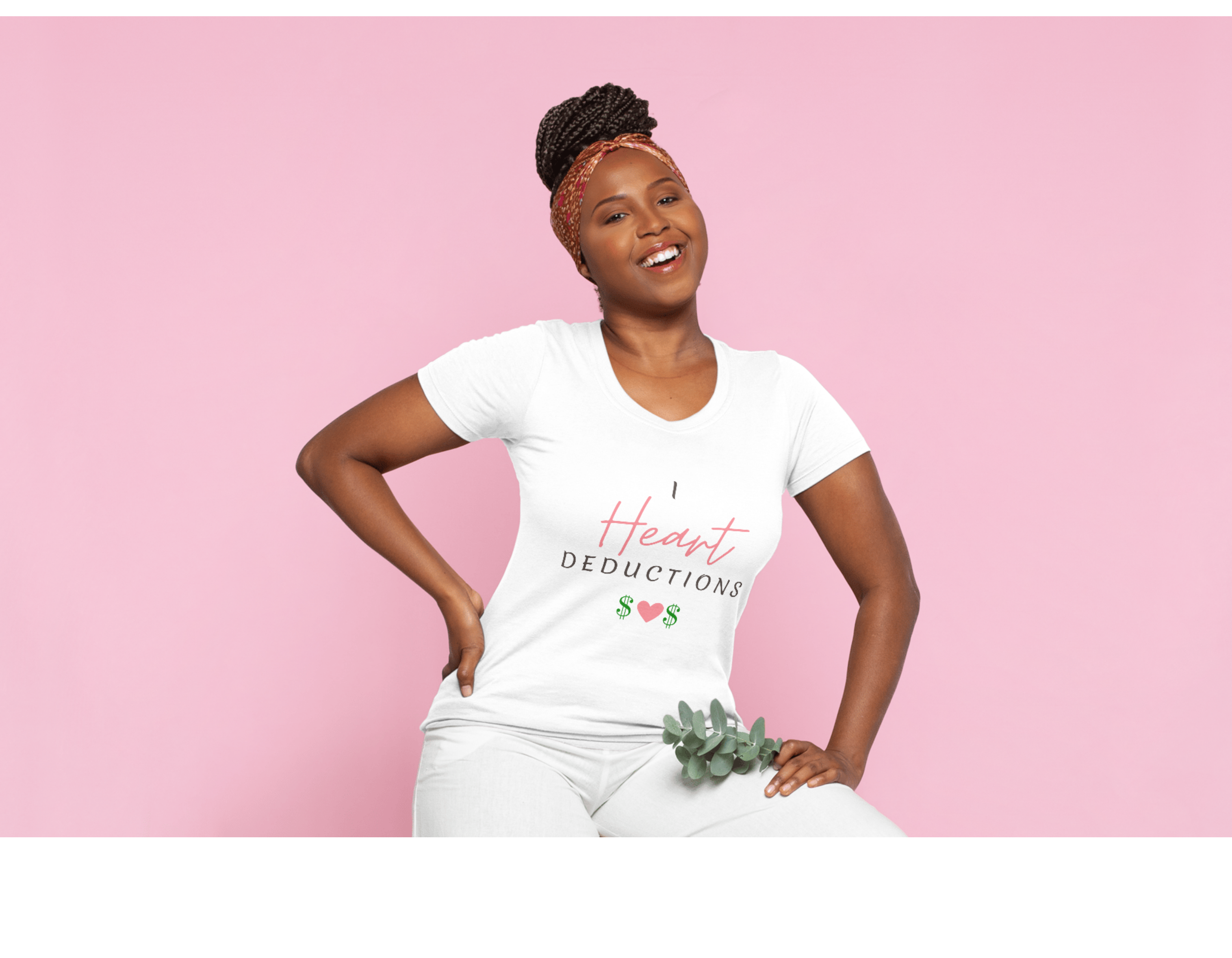 I Heart Deductions Unisex Softstyle T-Shirt - Perfect for Tax Season product thumbnail image