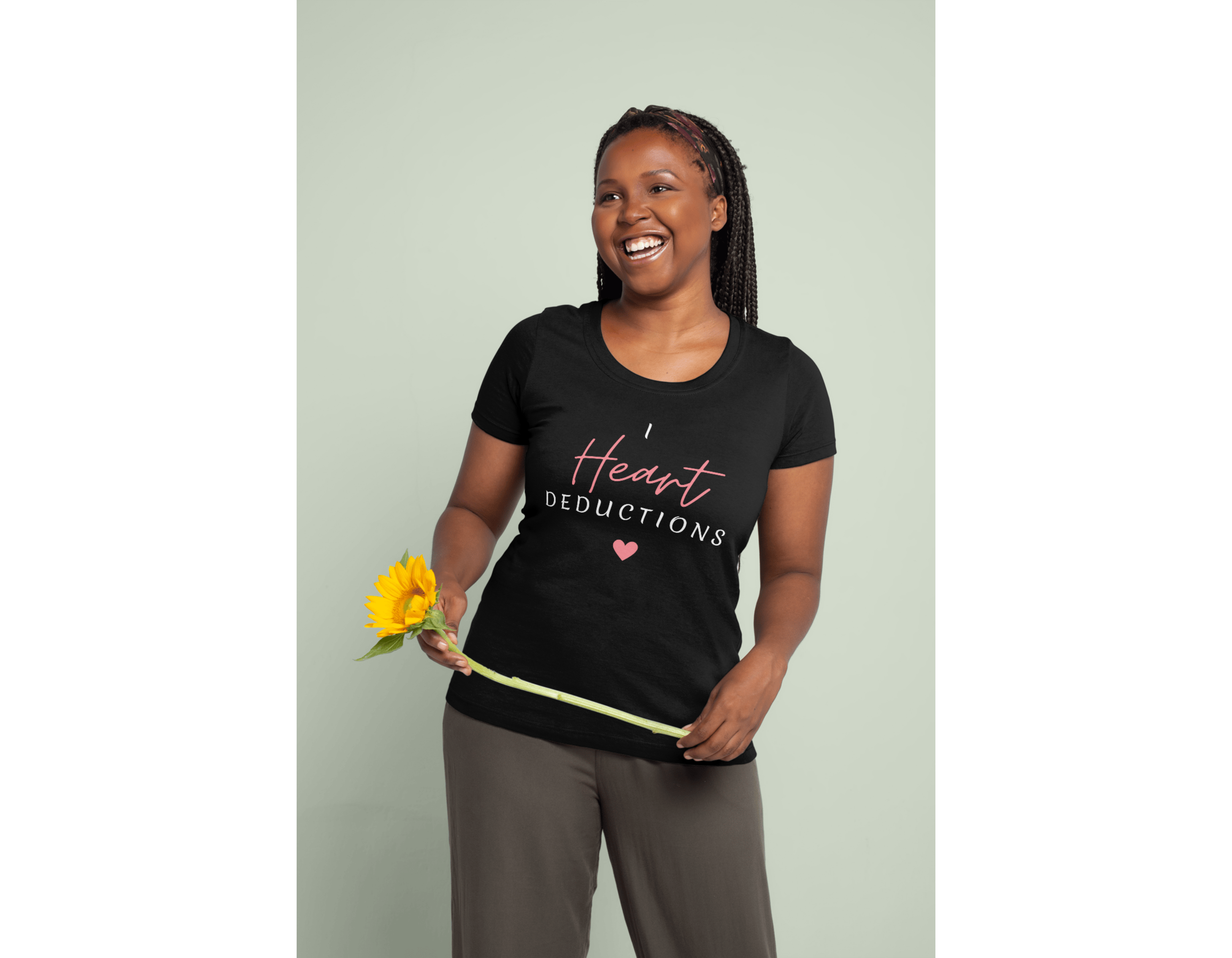I Heart Deductions Unisex Softstyle T-Shirt - Perfect for Tax Season product thumbnail image