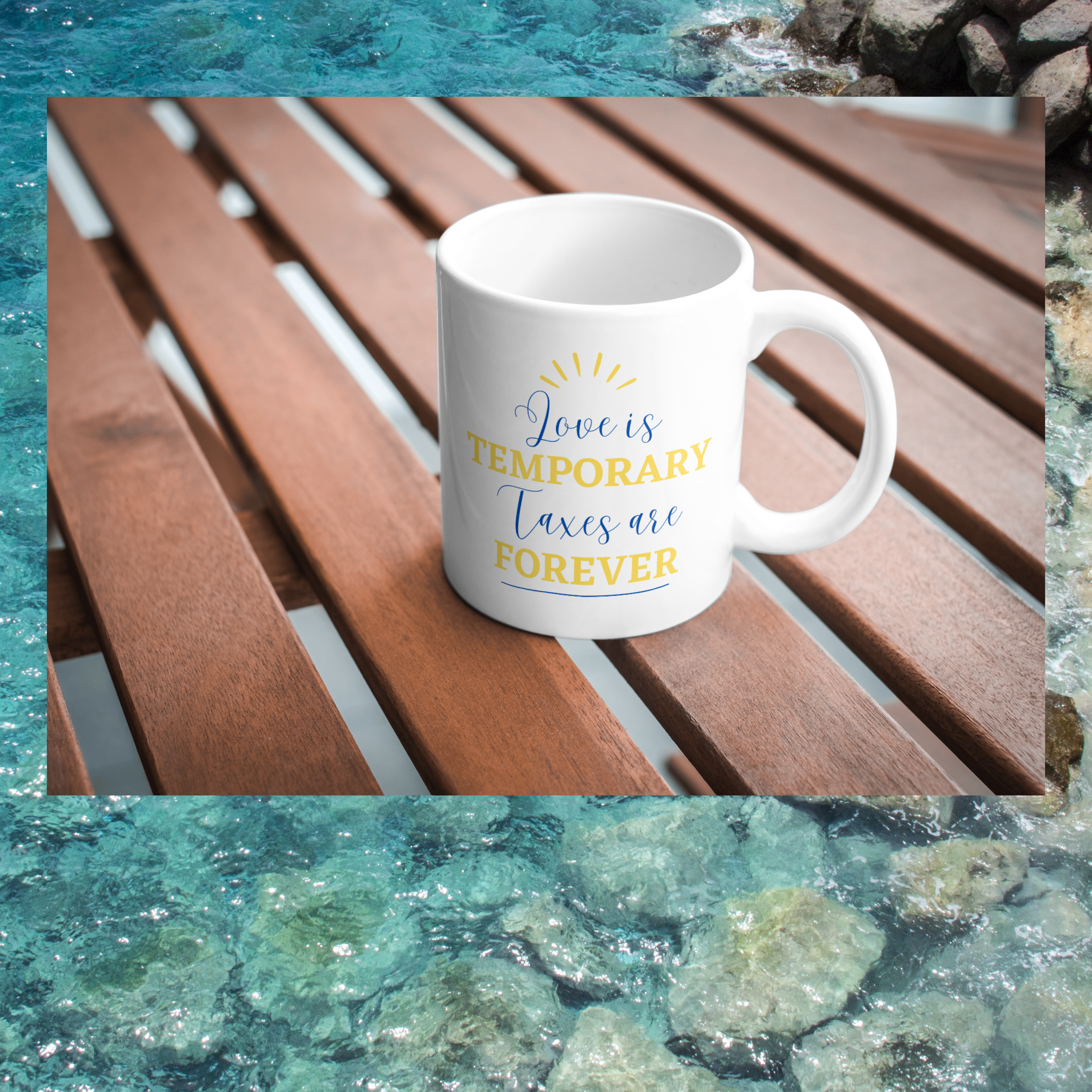 "Taxes are Forever" – Funny Tax Prep &amp; Accountant Mug (Color Edition)