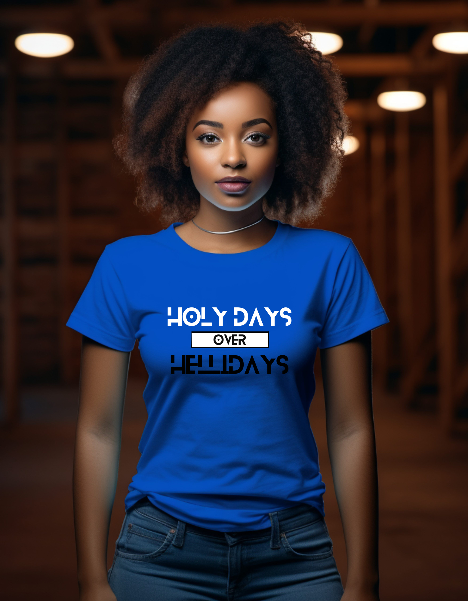 Religious Unisex Tee - Honoring Holy Days Over Secular Holidays