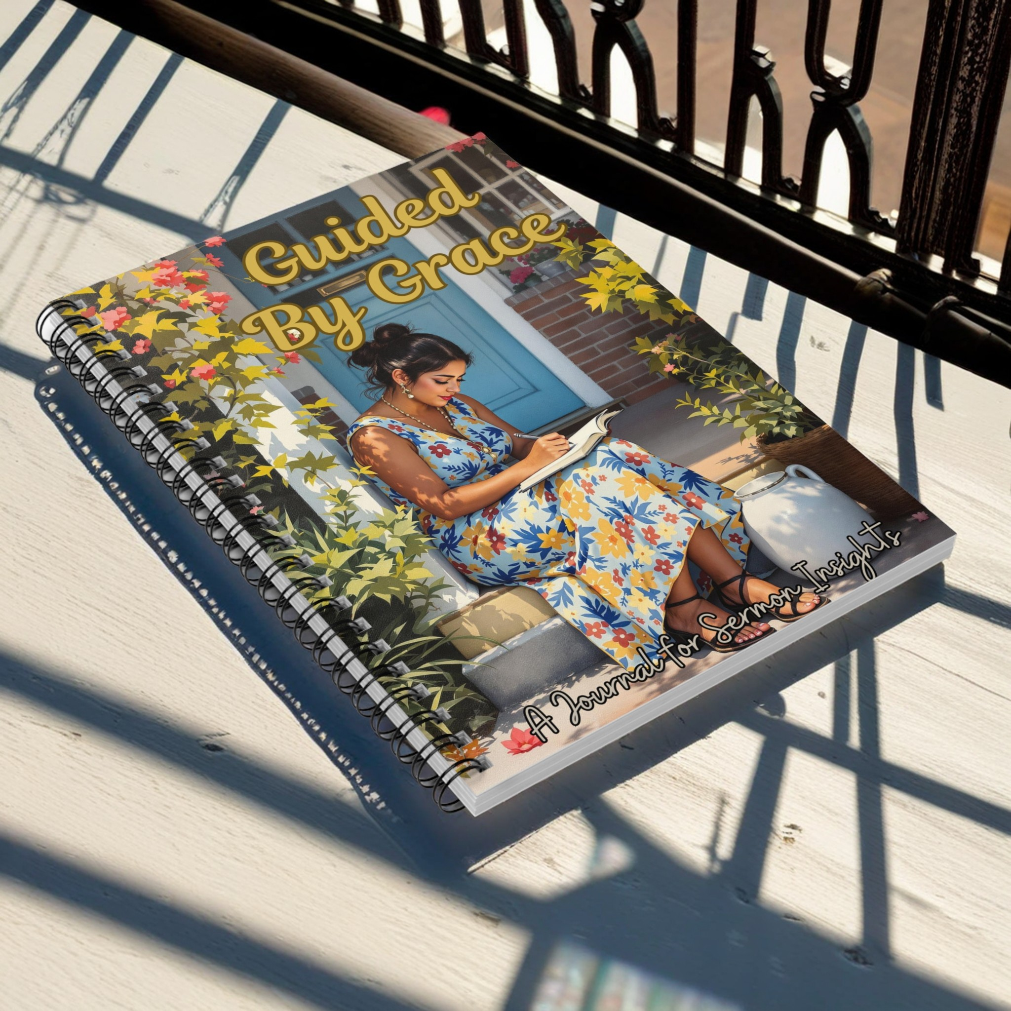 "Guided By Grace' Lined Notebook product thumbnail image "Guided By Grace' Lined Notebook product thumbnail image