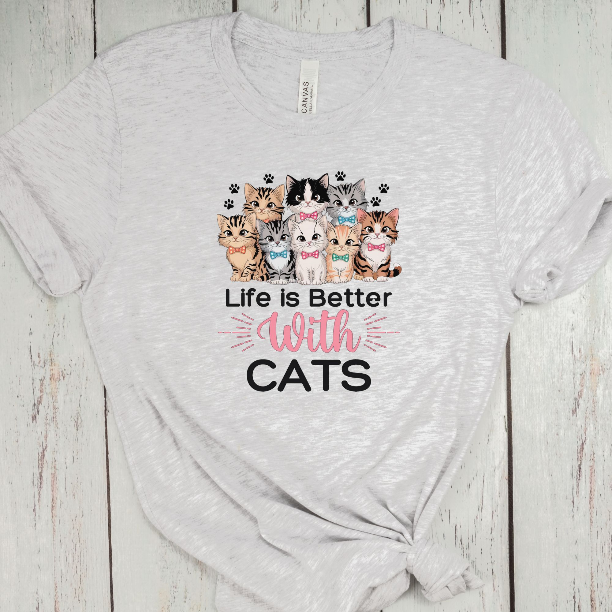 Life Is Better With Cats Shirt product thumbnail image