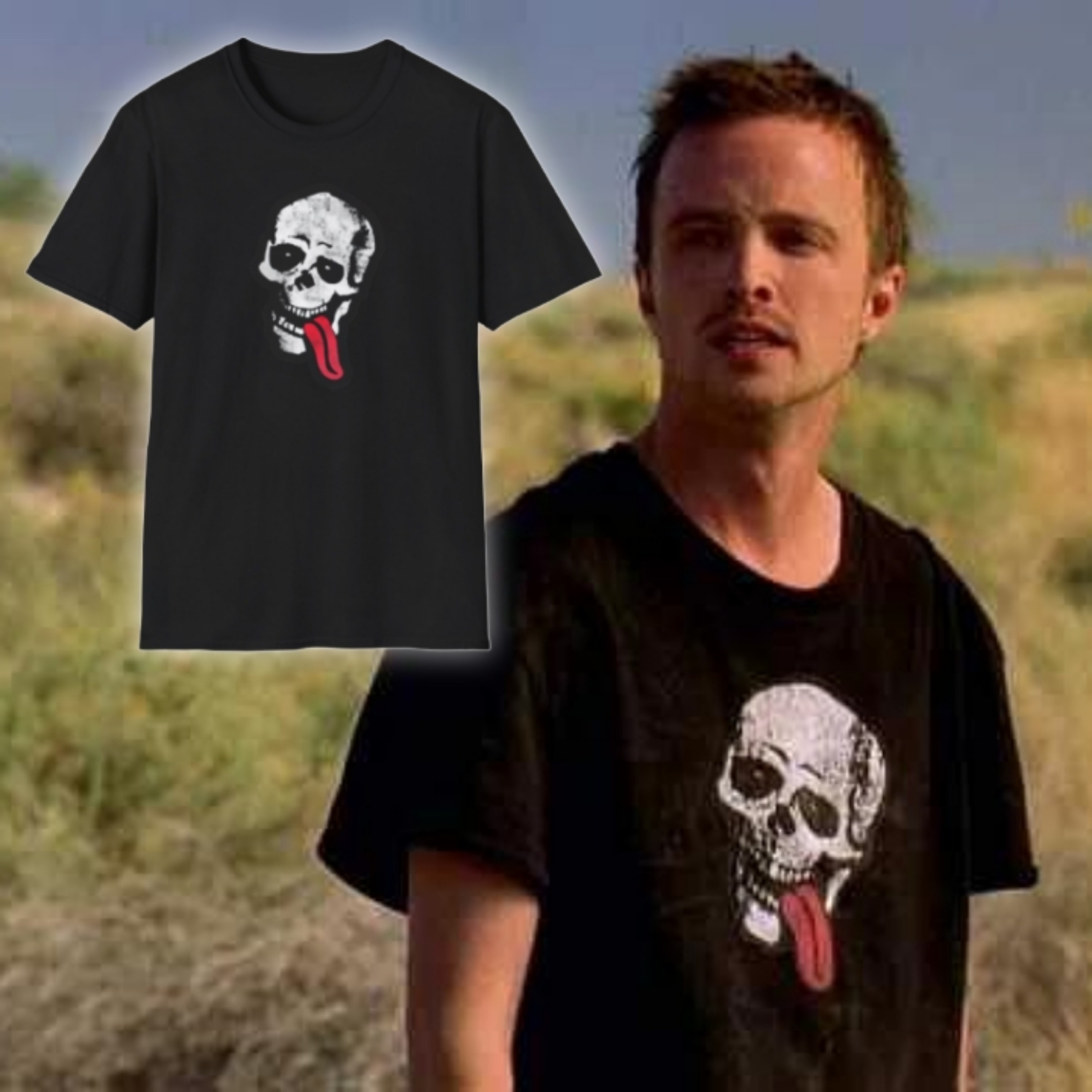 Jesse Pinkman's Skull T-shirt From Breaking Bad