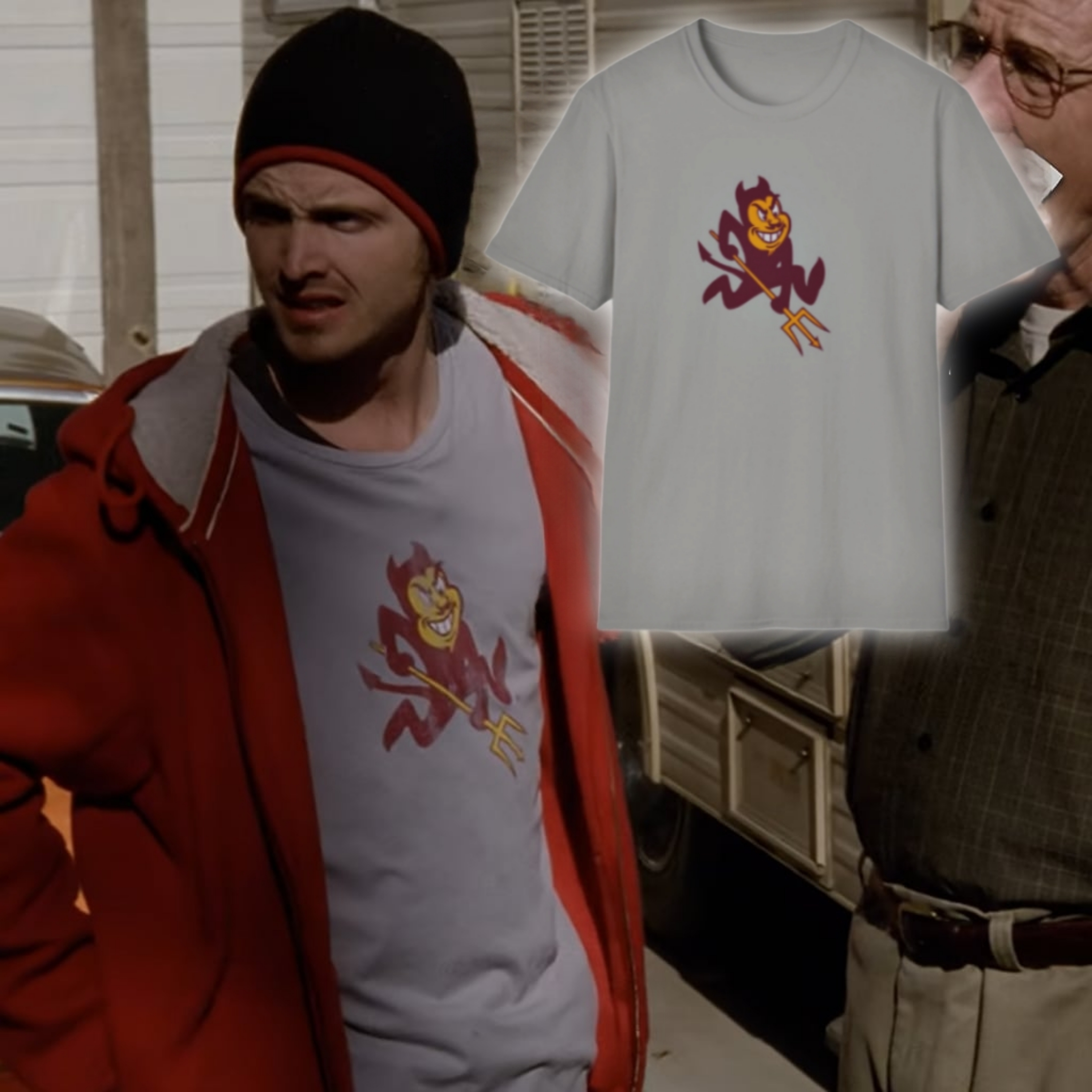 Sparky The Sun Devil T-shirt - Breaking Bad  Jesse Pinkman's T-shirt