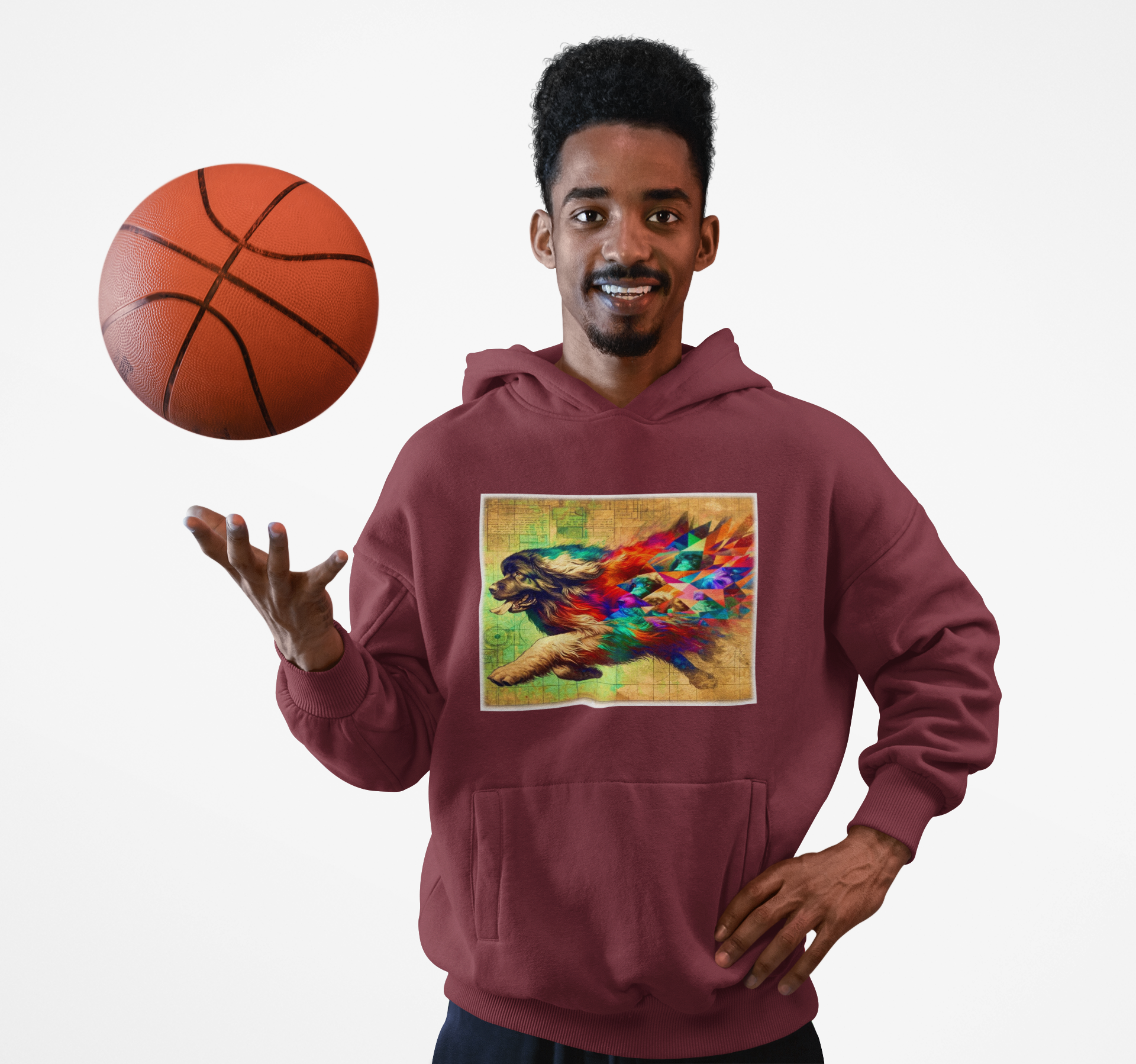 Colorful Newfoundland Hoodie - Unisex Heavy Blend™ Sweatshirt Colorful Newfoundland Hoodie - Unisex Heavy Blend™ Sweatshirt