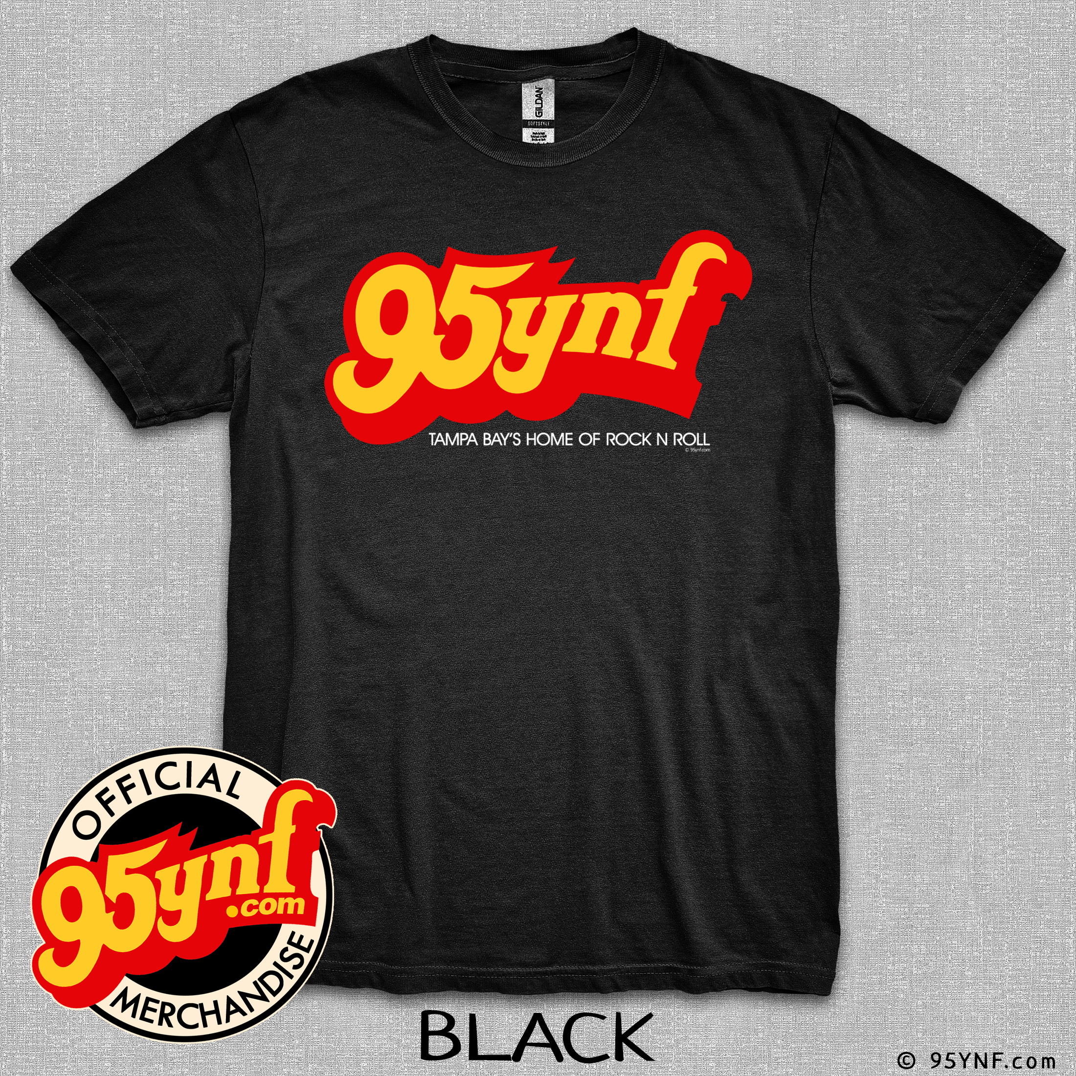 95ynf T-Shirt Black 95ynf T-Shirt Black