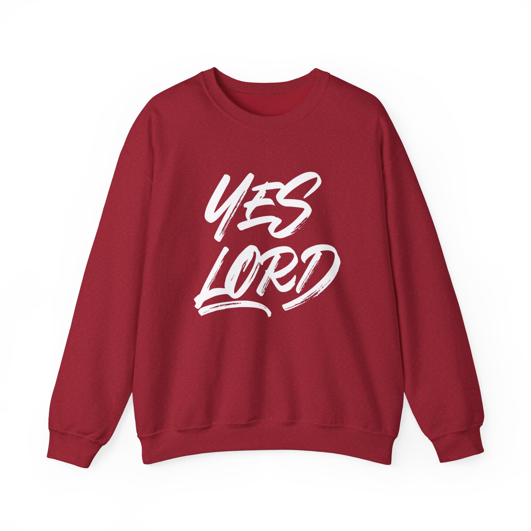 Yes Lord Unisex Heavy Blend™ Crewneck Sweatshirt product thumbnail image Yes Lord Unisex Heavy Blend™ Crewneck Sweatshirt product thumbnail image