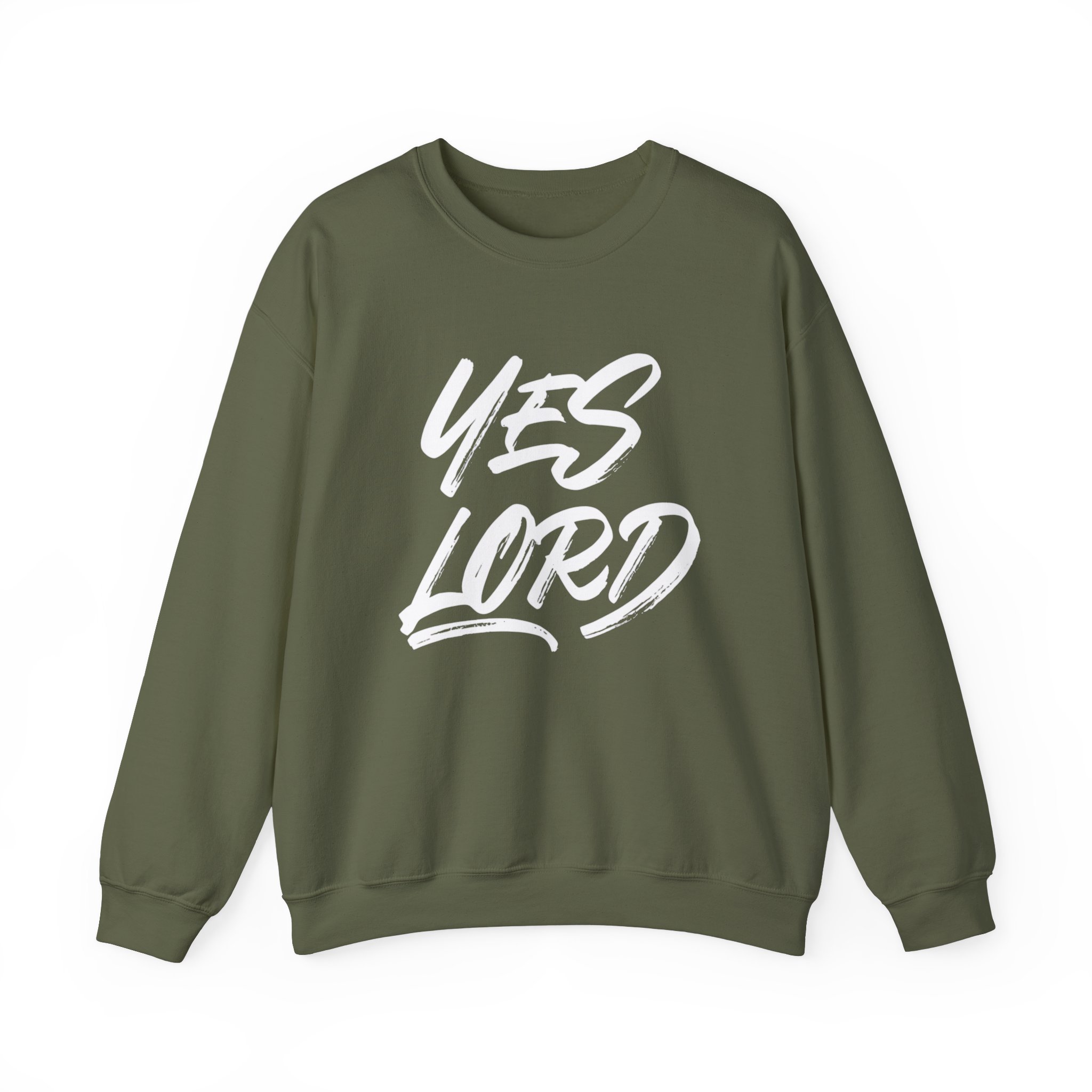Yes Lord Unisex Heavy Blend™ Crewneck Sweatshirt product thumbnail image Yes Lord Unisex Heavy Blend™ Crewneck Sweatshirt product thumbnail image