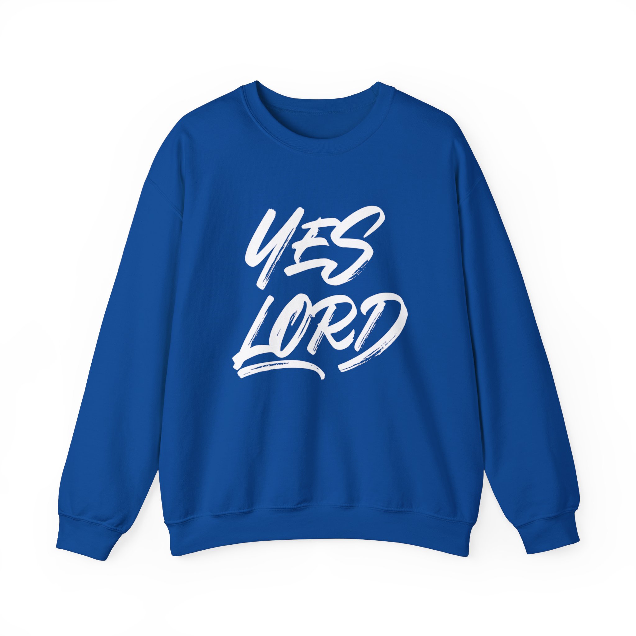 Yes Lord Unisex Heavy Blend™ Crewneck Sweatshirt product thumbnail image Yes Lord Unisex Heavy Blend™ Crewneck Sweatshirt product thumbnail image
