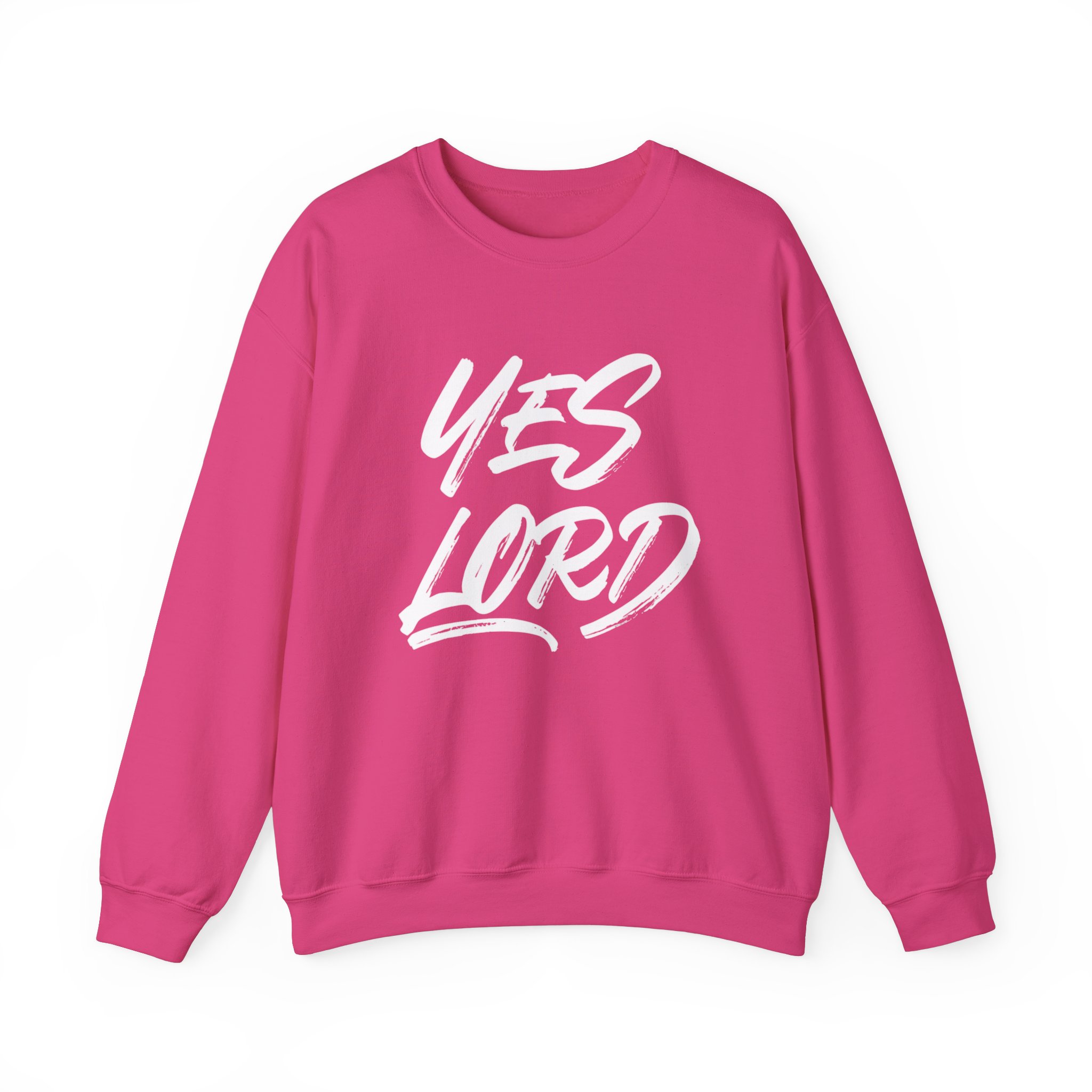 Yes Lord Unisex Heavy Blend™ Crewneck Sweatshirt product thumbnail image Yes Lord Unisex Heavy Blend™ Crewneck Sweatshirt product thumbnail image