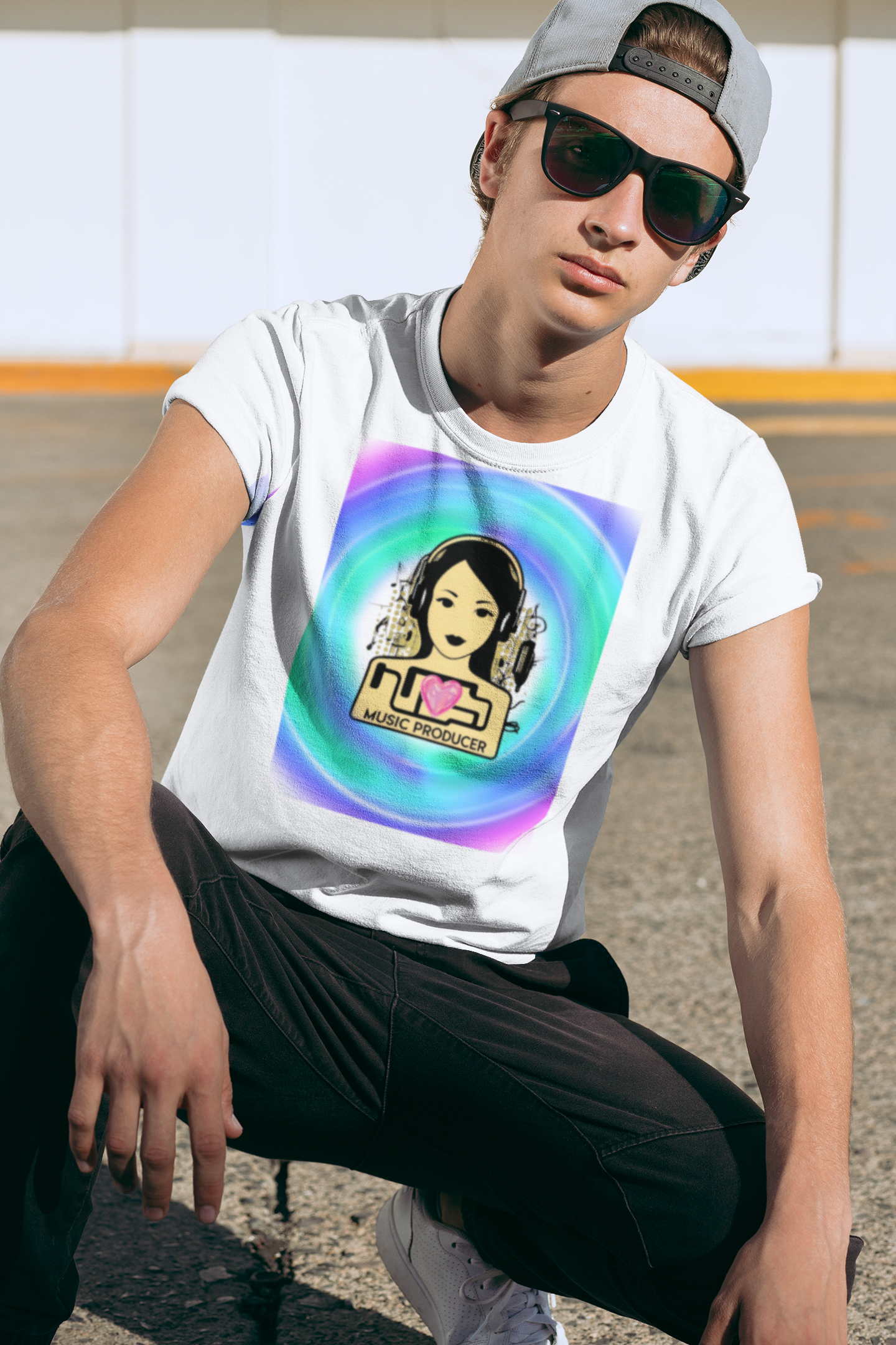 Unisex Music Producer T-Shirt - Fun Graphic Tee for Creatives product thumbnail image Unisex Music Producer T-Shirt - Fun Graphic Tee for Creatives product thumbnail image