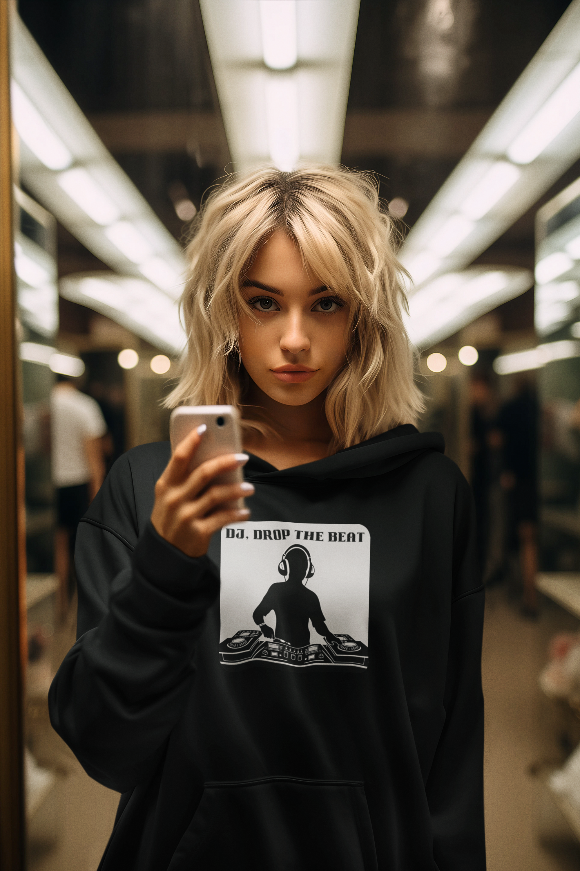 DJ Drop The Beat Unisex Hoodie - Heavy Blend Sweatshirt for Music Lovers product thumbnail image DJ Drop The Beat Unisex Hoodie - Heavy Blend Sweatshirt for Music Lovers product thumbnail image