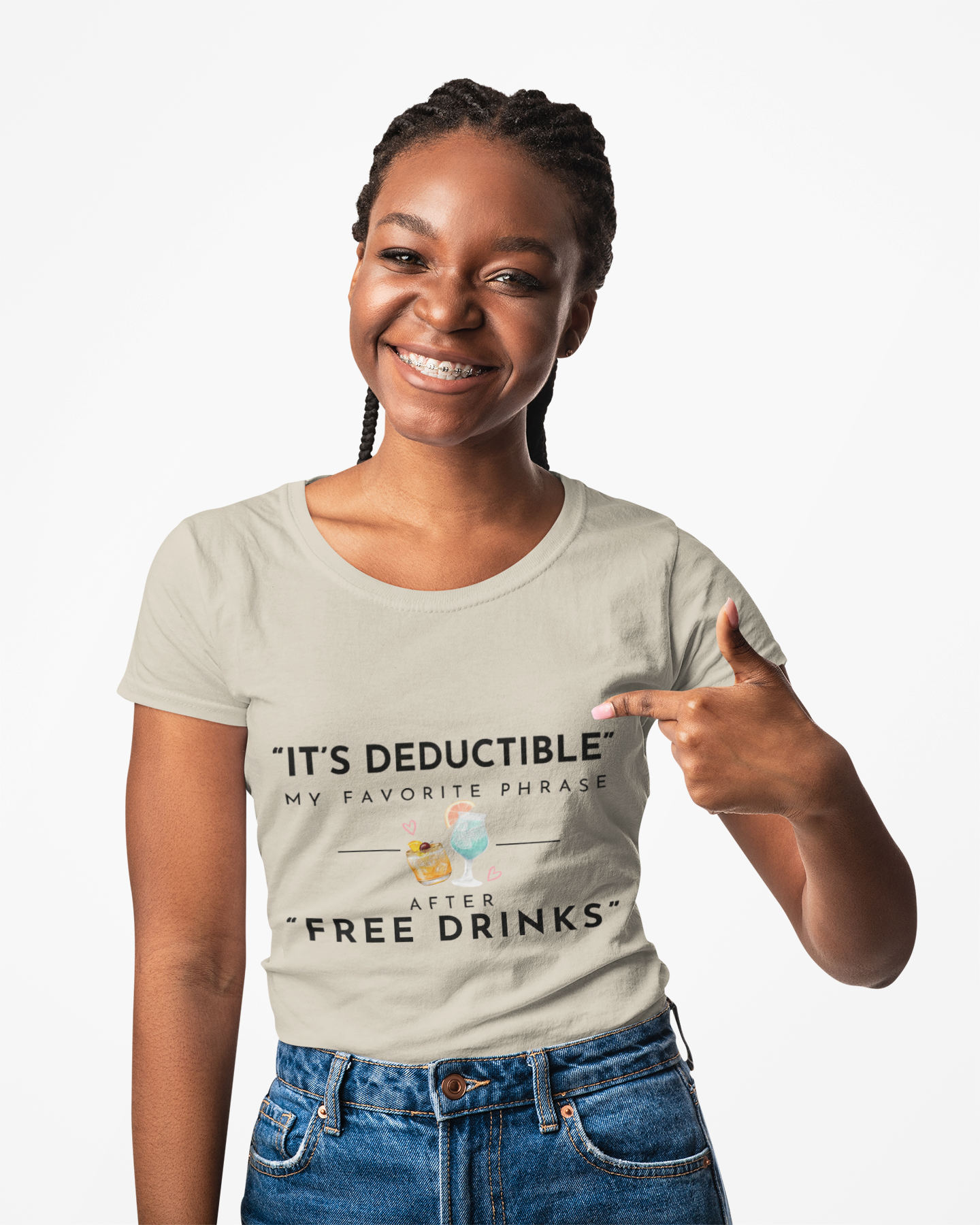 "It's Deductible" - Funny Finance Quote Unisex Softstyle T-Shirt product thumbnail image