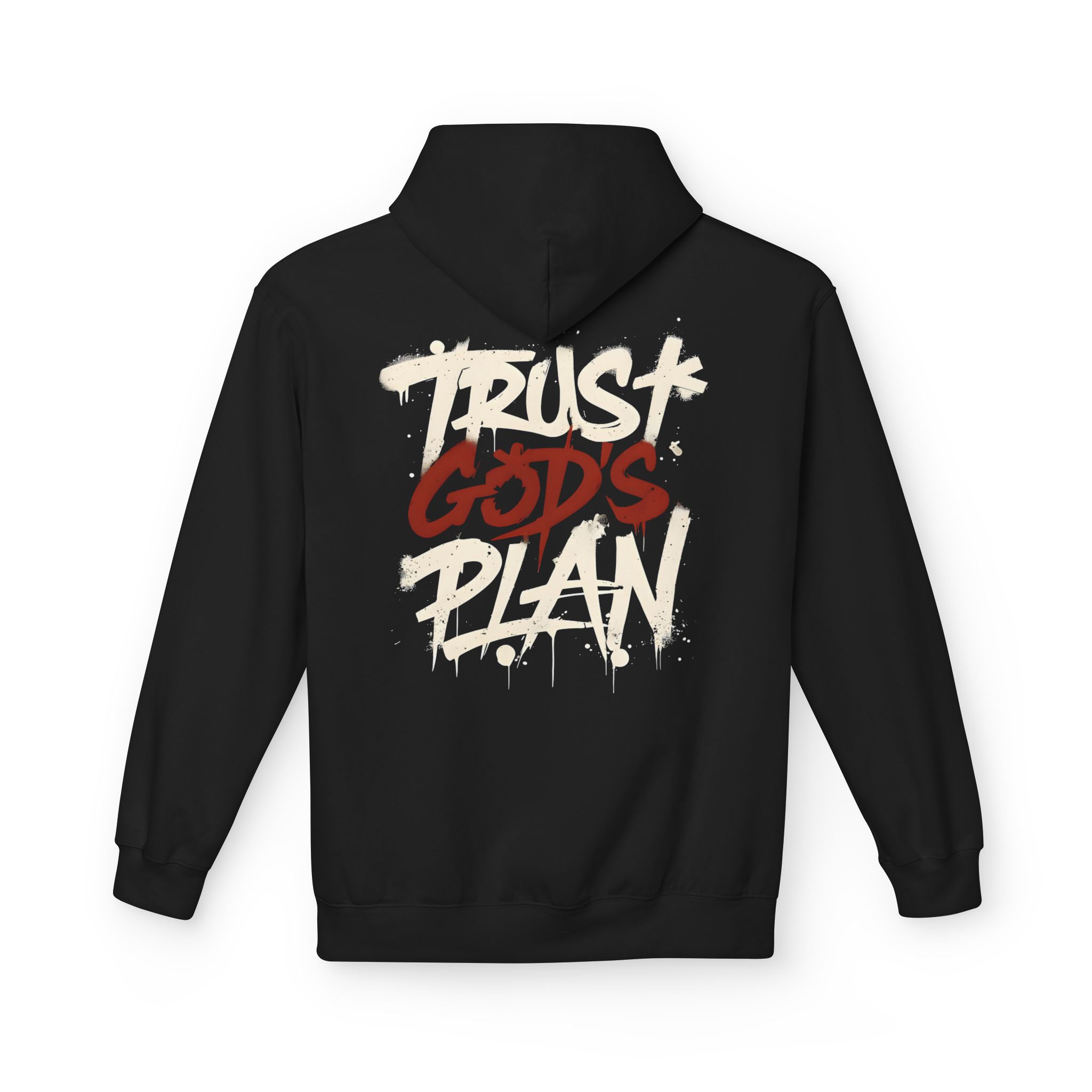Trust God's Plan Unisex Midweight Softstyle Fleece Hoodie product thumbnail image Trust God's Plan Unisex Midweight Softstyle Fleece Hoodie product thumbnail image