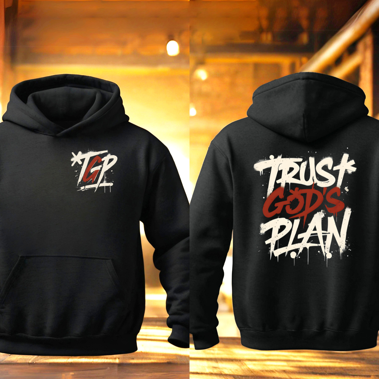 Trust God's Plan Unisex Midweight Softstyle Fleece Hoodie product thumbnail image Trust God's Plan Unisex Midweight Softstyle Fleece Hoodie product thumbnail image