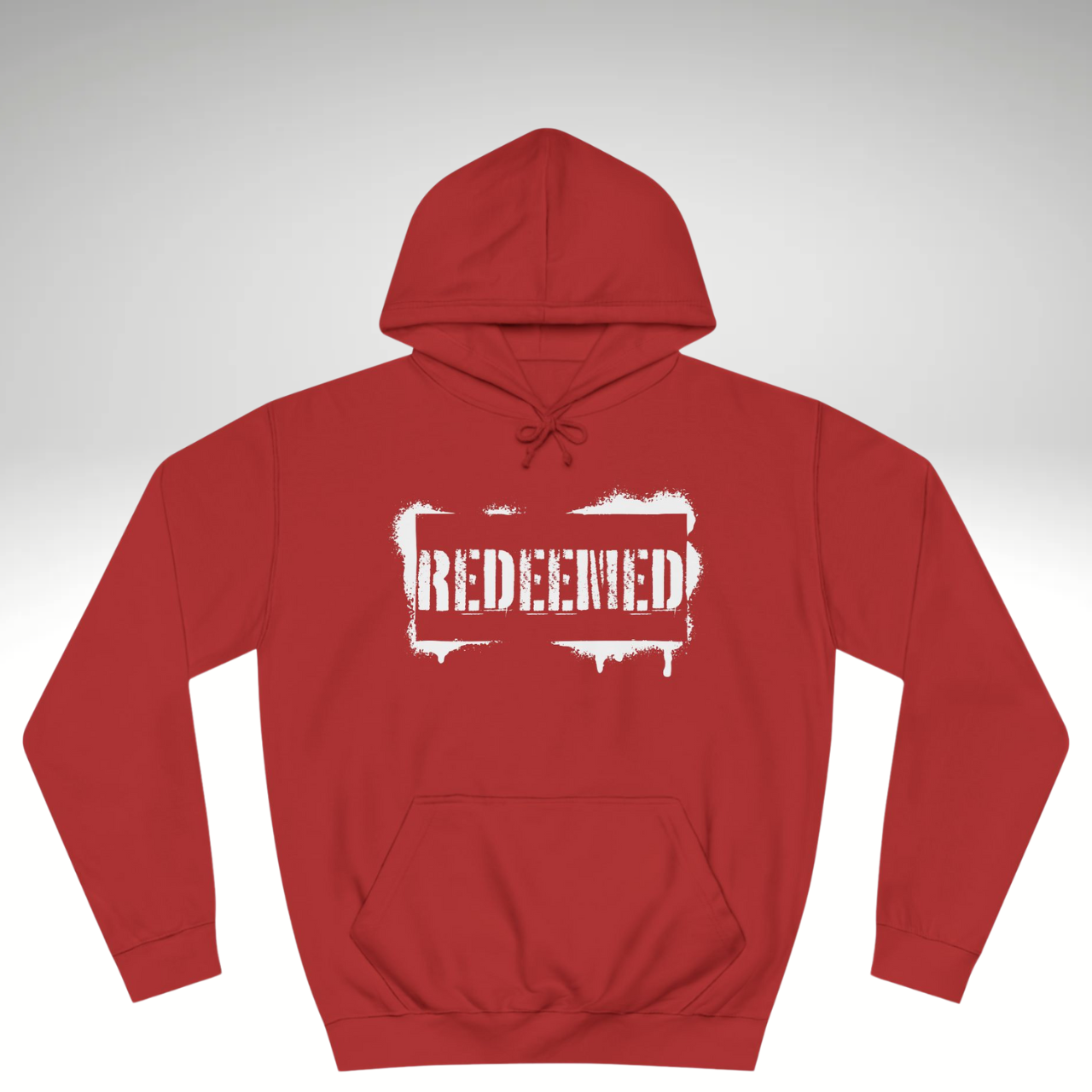 Redeemed Unisex College Hoodie product thumbnail image Redeemed Unisex College Hoodie product thumbnail image